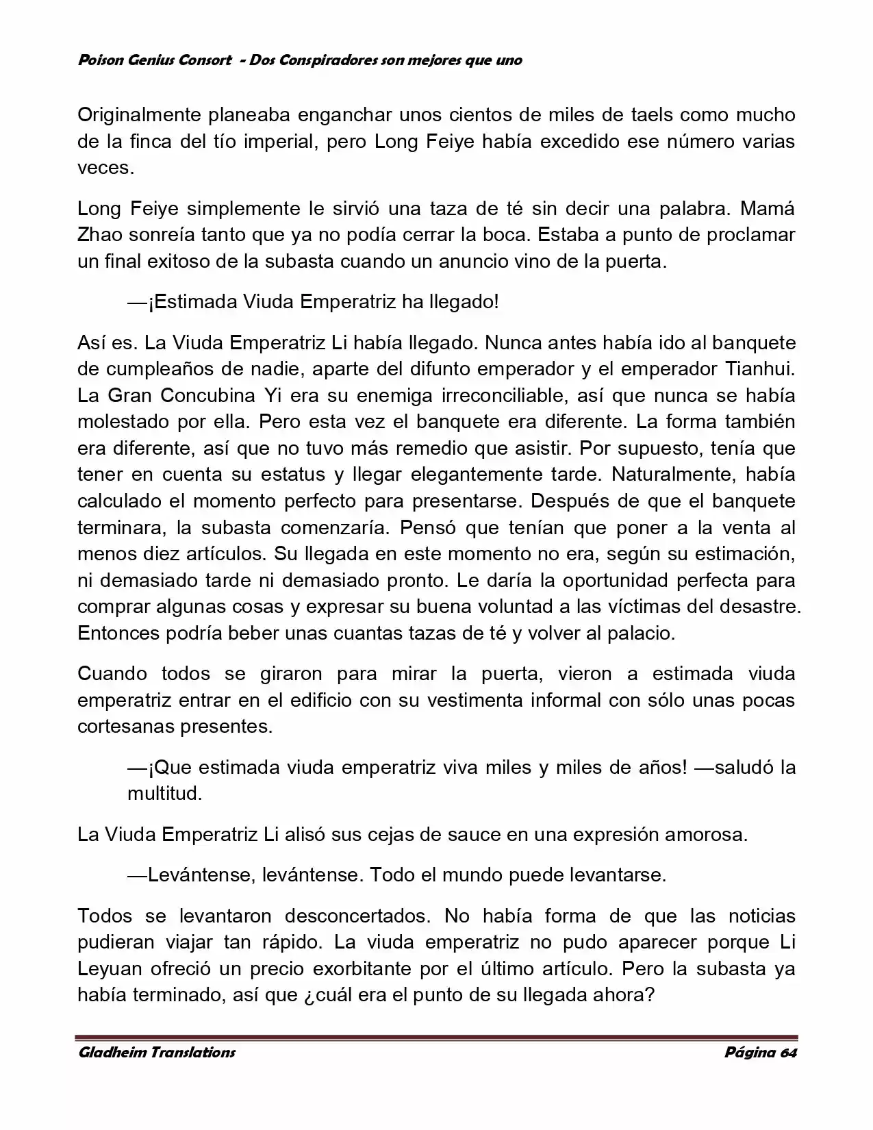 Poison Genious Consort (Novela) - Capítulo 348 - Página 62 - LectorTMOo