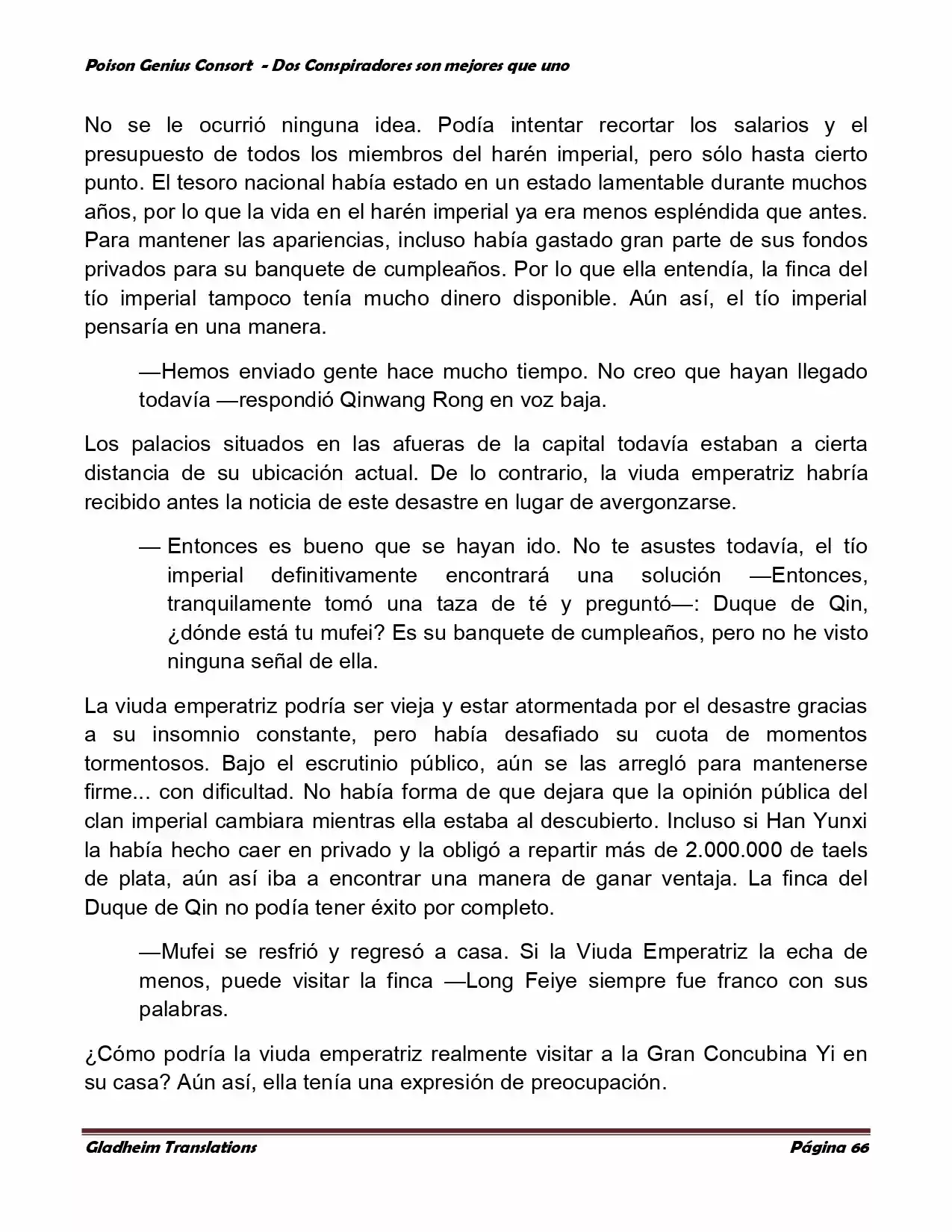 Poison Genious Consort (Novela) - Capítulo 348 - Página 64 - LectorTMOo