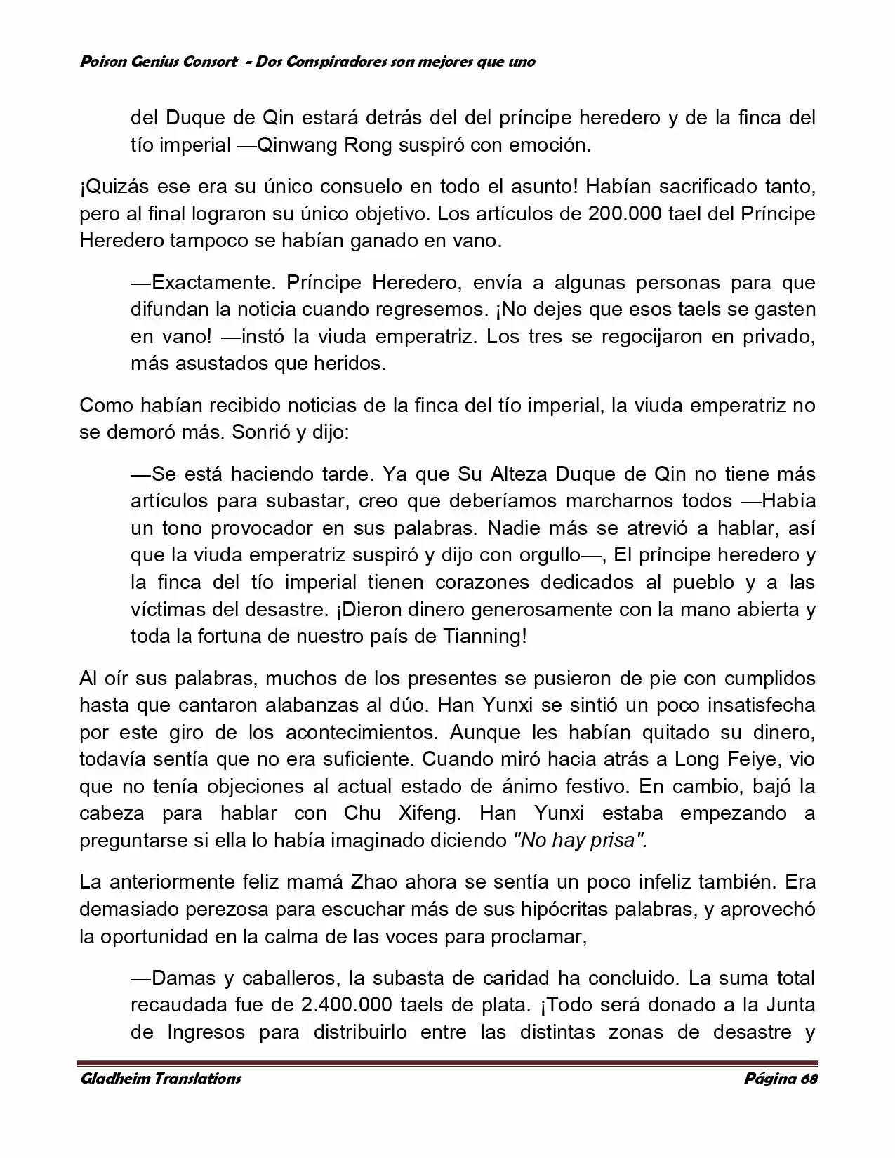 Poison Genious Consort (Novela) - Capítulo 348 - Página 66 - LectorTMOo