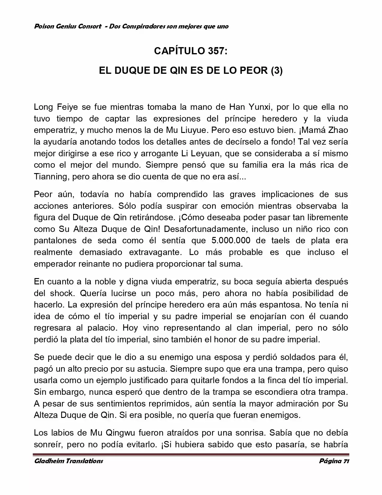 Poison Genious Consort (Novela) - Capítulo 348 - Página 69 - LectorTMOo