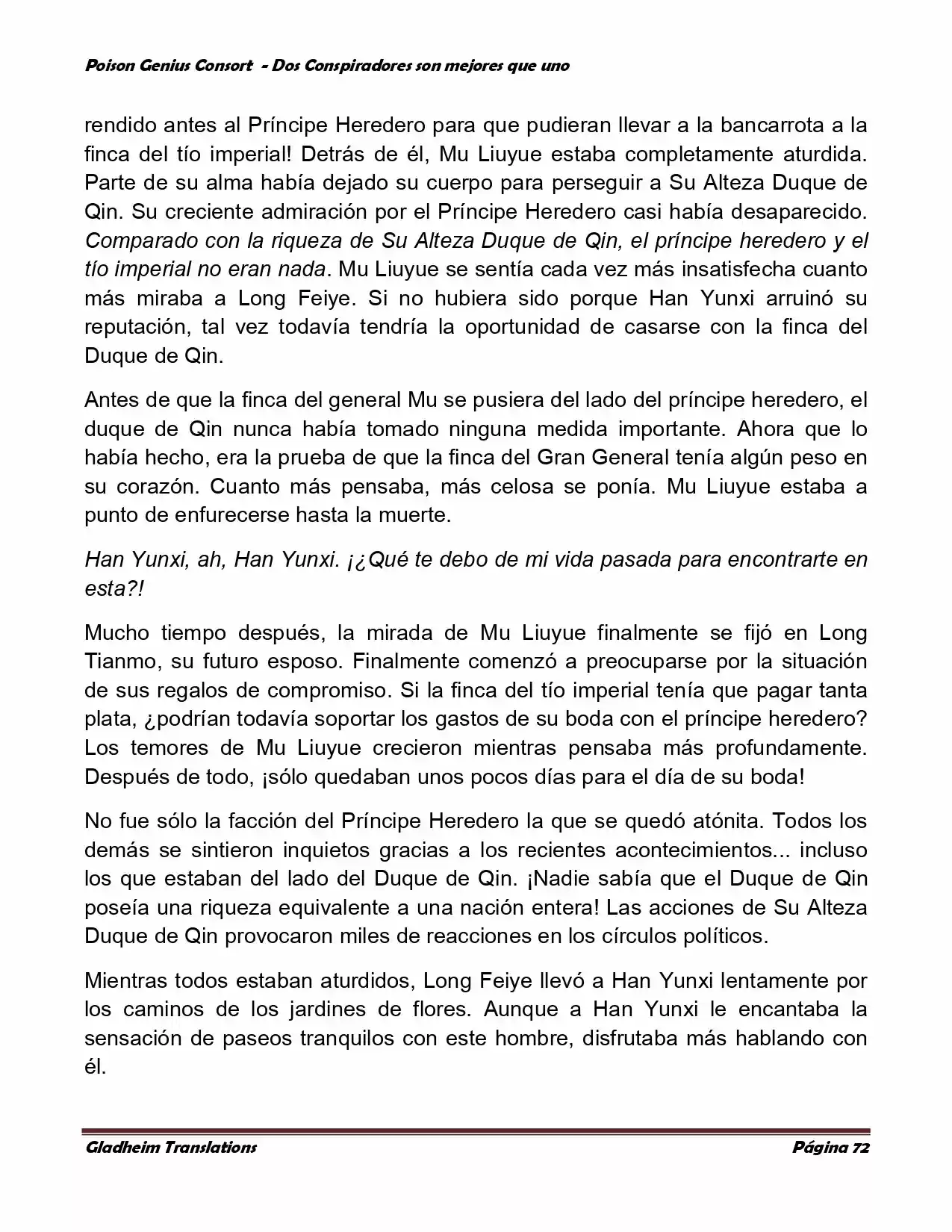 Poison Genious Consort (Novela) - Capítulo 348 - Página 70 - LectorTMOo