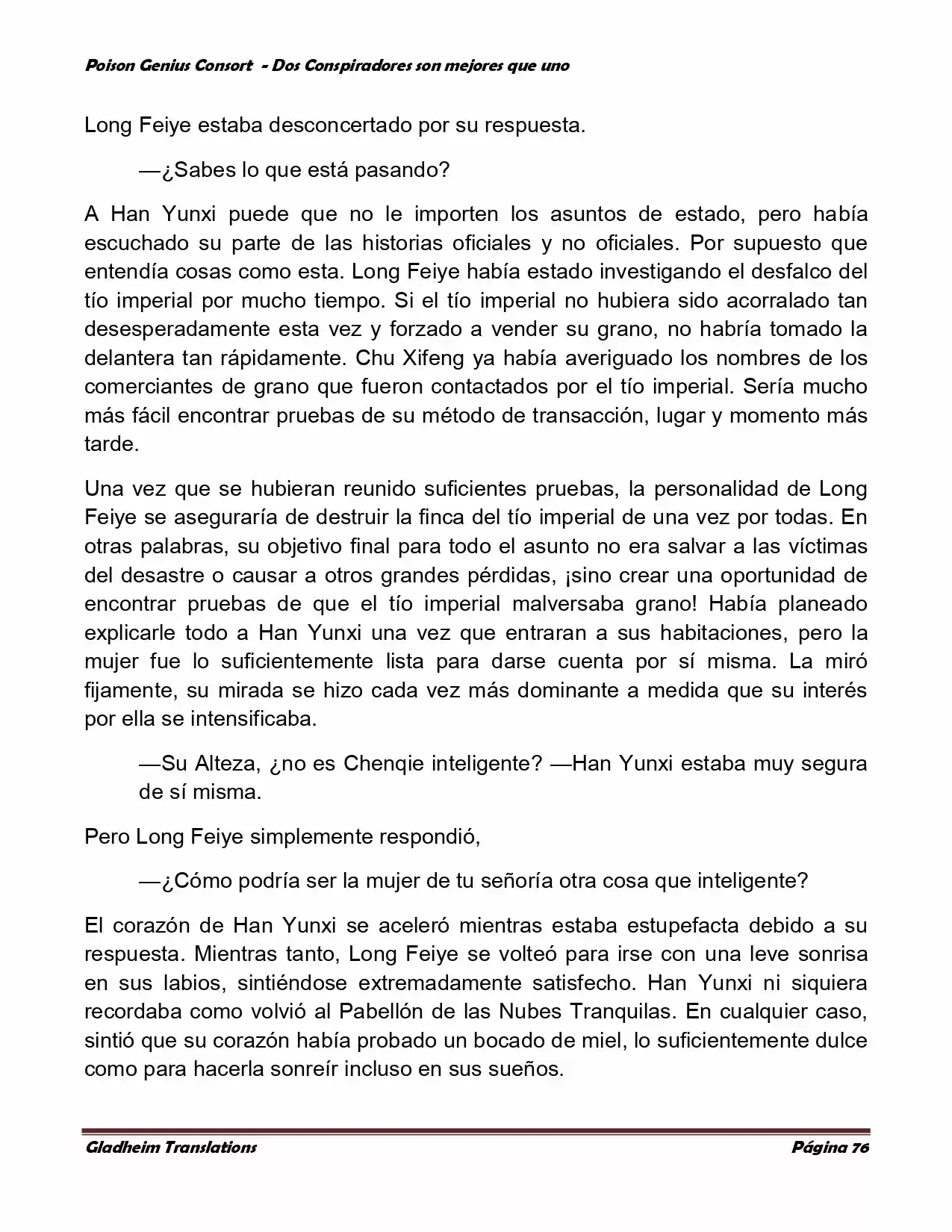 Poison Genious Consort (Novela) - Capítulo 348 - Página 74 - LectorTMOo