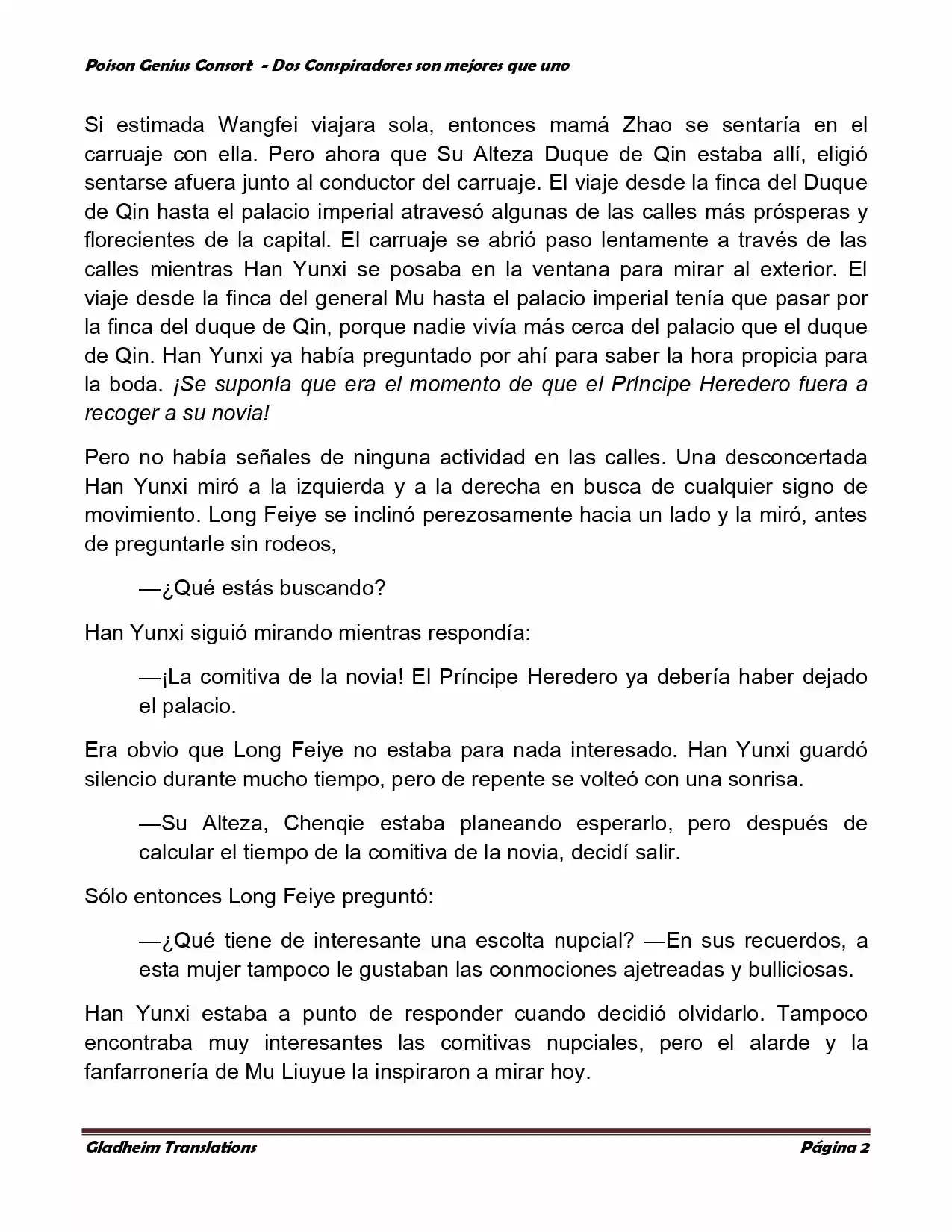 Poison Genious Consort (Novela) - Capítulo 349 - Página 2 - LectorTMOo