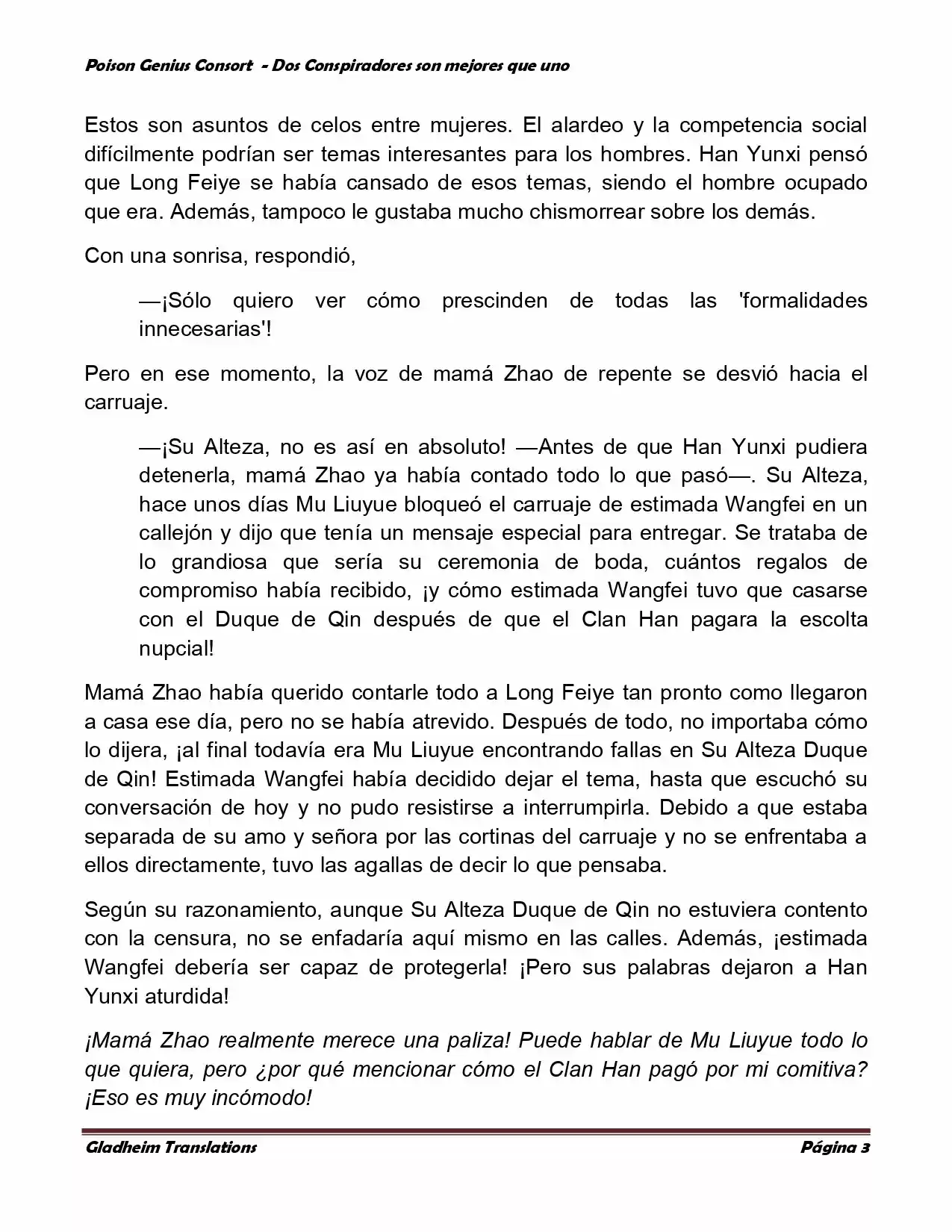 Poison Genious Consort (Novela) - Capítulo 349 - Página 3 - LectorTMOo