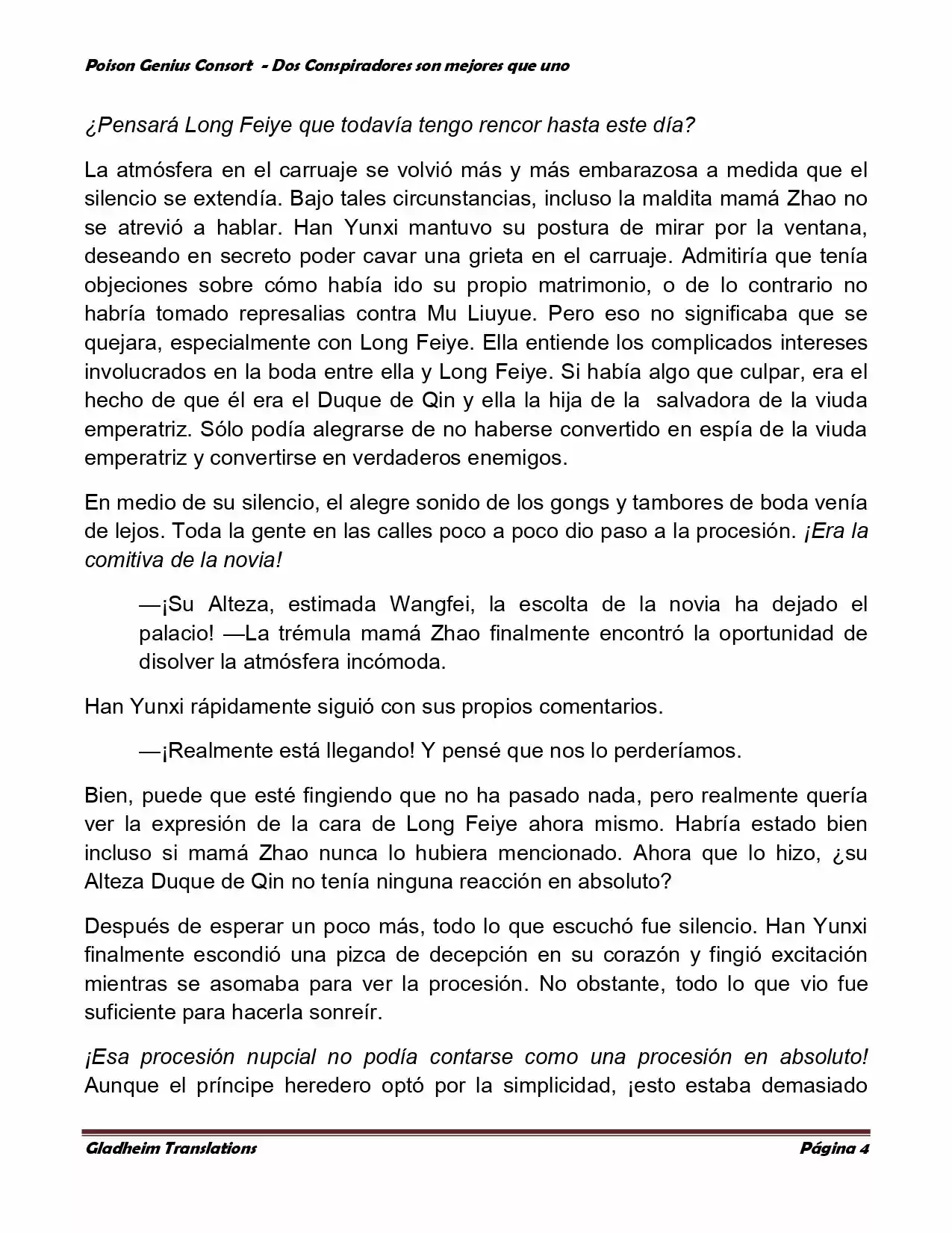 Poison Genious Consort (Novela) - Capítulo 349 - Página 4 - LectorTMOo
