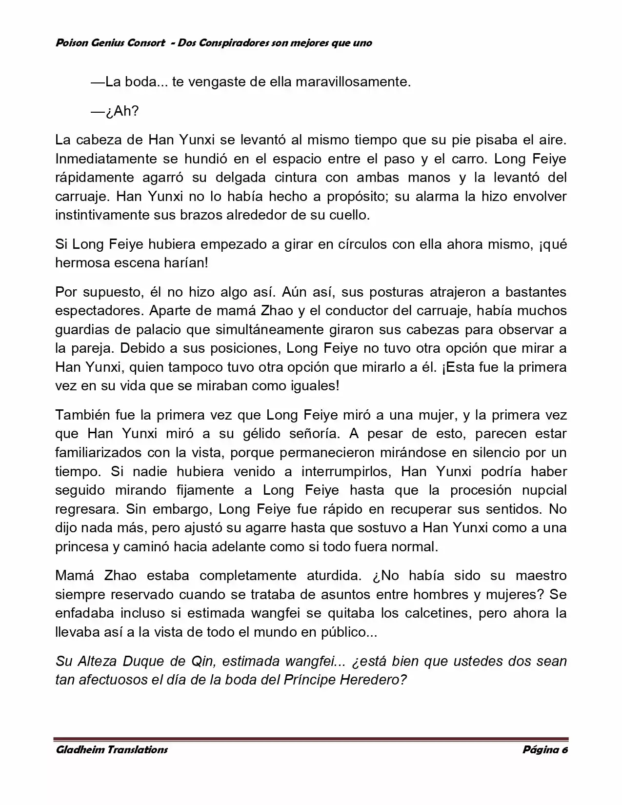 Poison Genious Consort (Novela) - Capítulo 349 - Página 6 - LectorTMOo