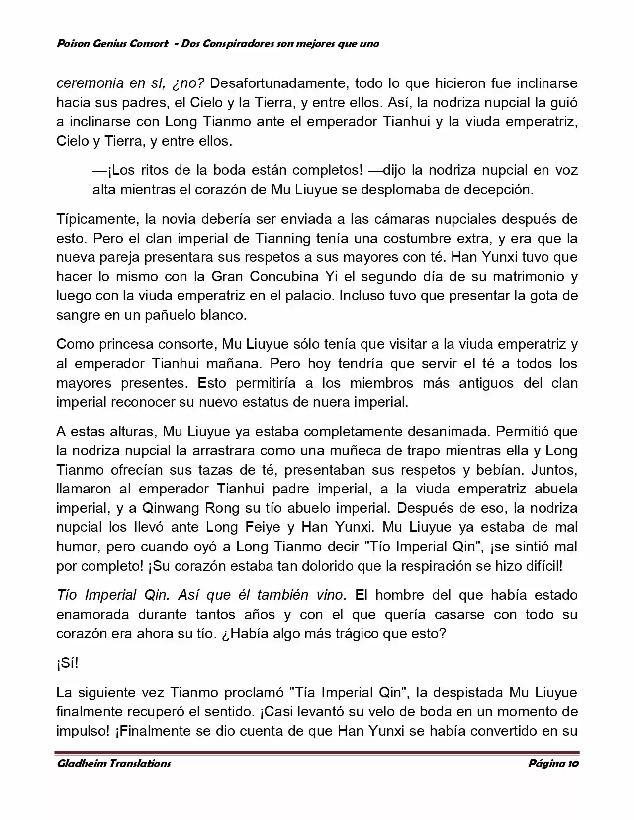 Poison Genious Consort (Novela) - Capítulo 349 - Página 10 - LectorTMOo
