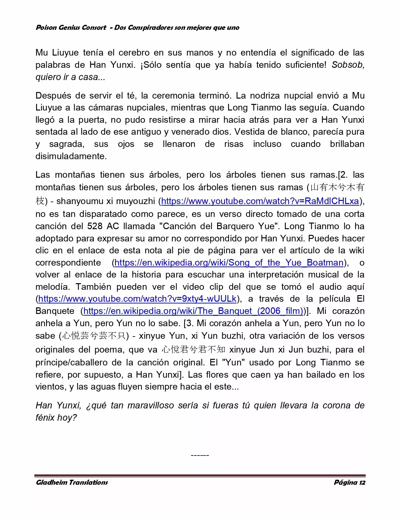 Poison Genious Consort (Novela) - Capítulo 349 - Página 12 - LectorTMOo