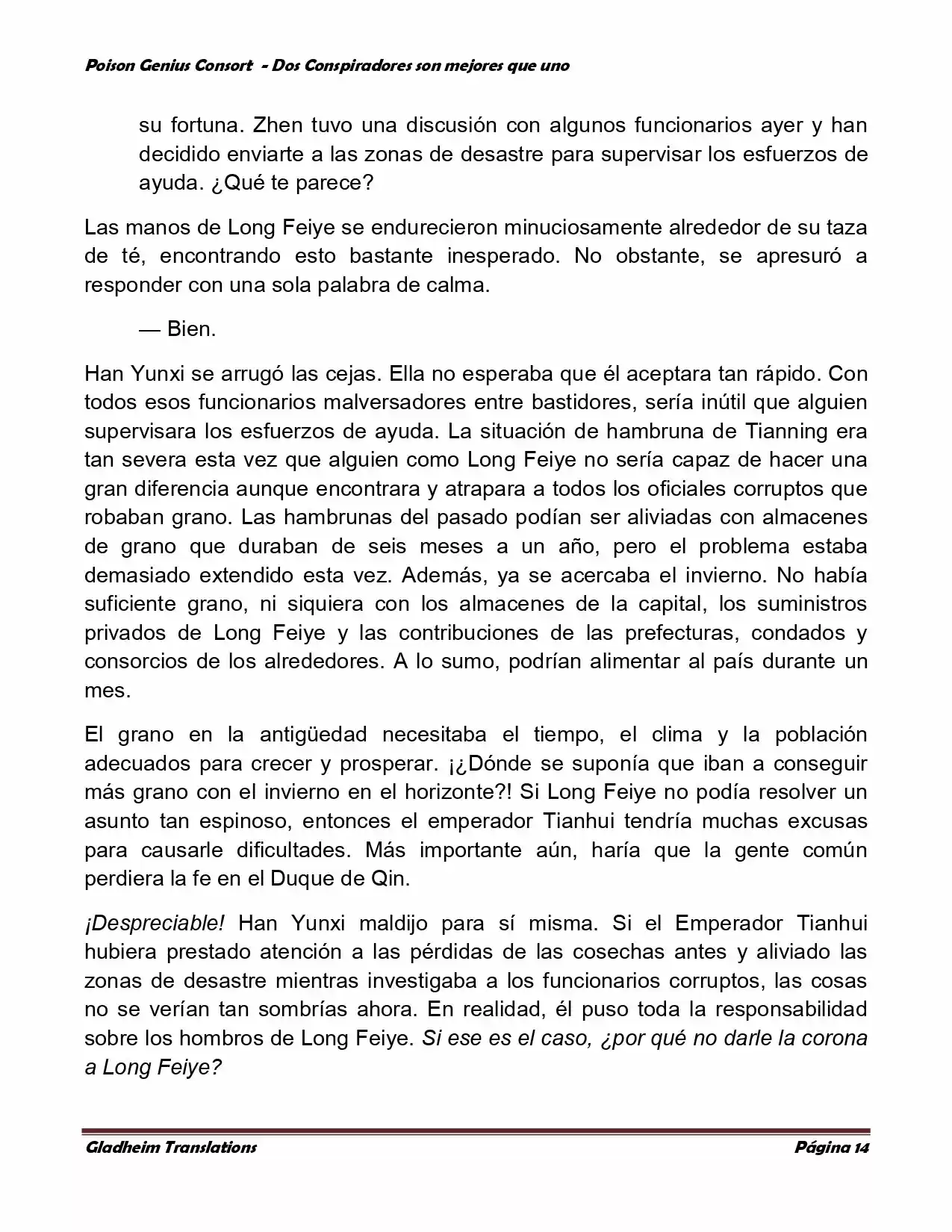 Poison Genious Consort (Novela) - Capítulo 349 - Página 14 - LectorTMOo
