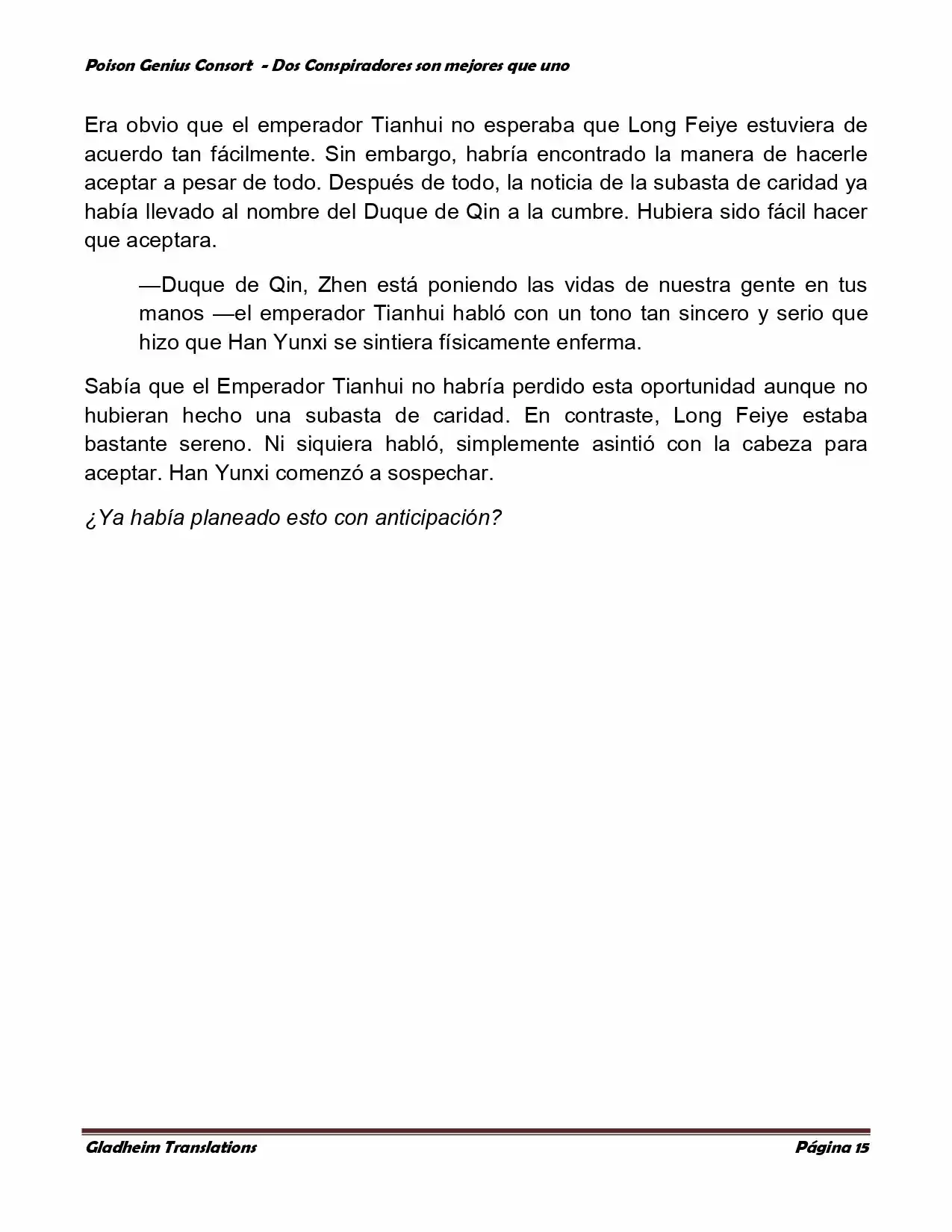 Poison Genious Consort (Novela) - Capítulo 349 - Página 15 - LectorTMOo