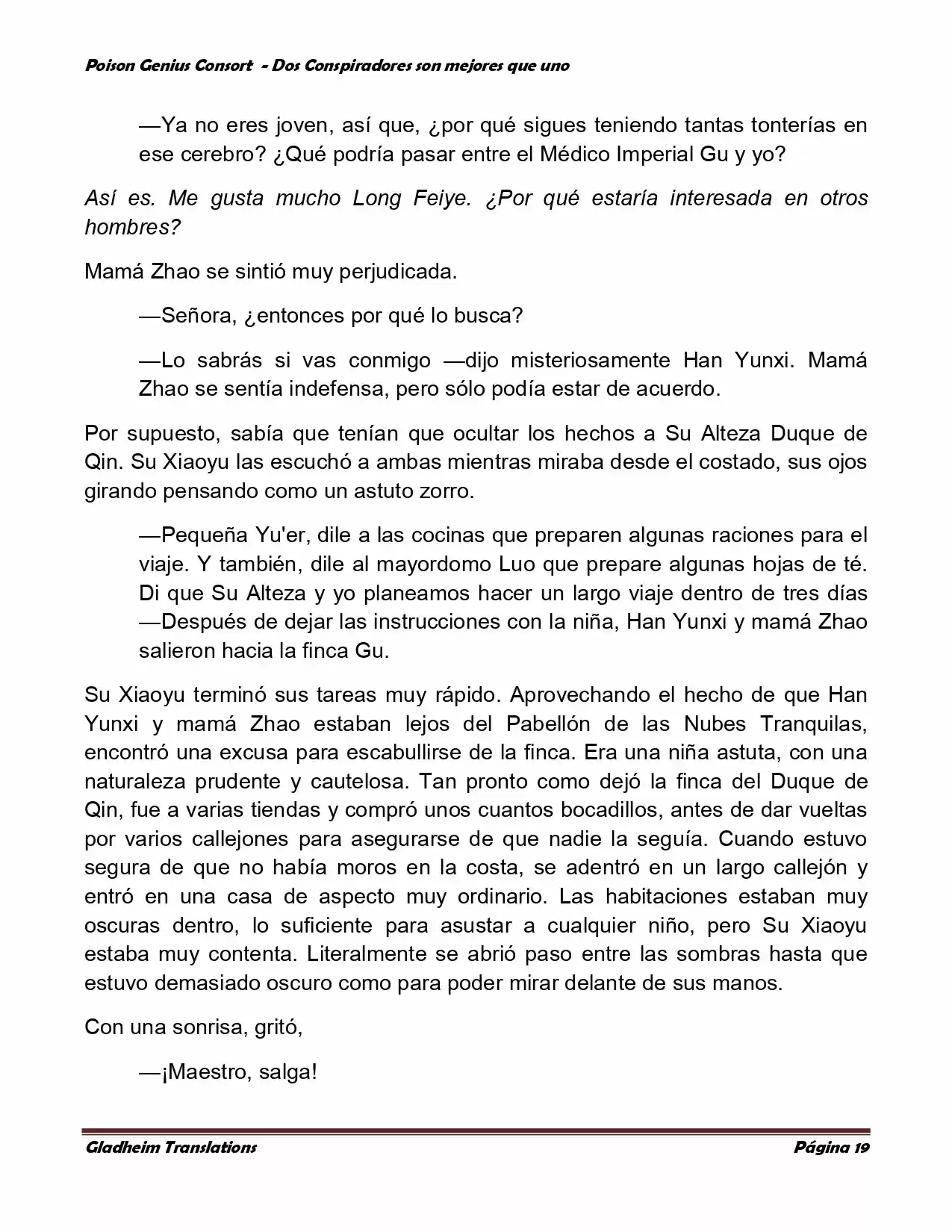 Poison Genious Consort (Novela) - Capítulo 349 - Página 19 - LectorTMOo