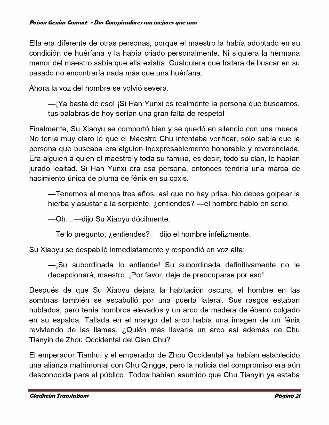 Poison Genious Consort (Novela) - Capítulo 349 - Página 21 - LectorTMOo