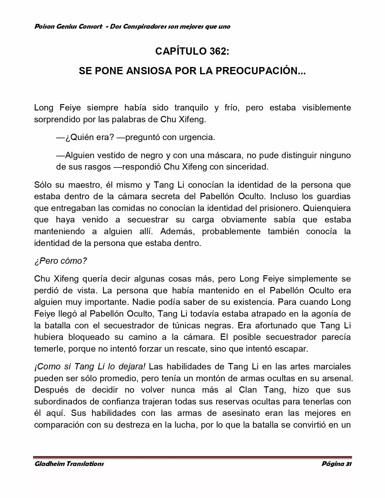 Poison Genious Consort (Novela) - Capítulo 349 - Página 30 - LectorTMOo