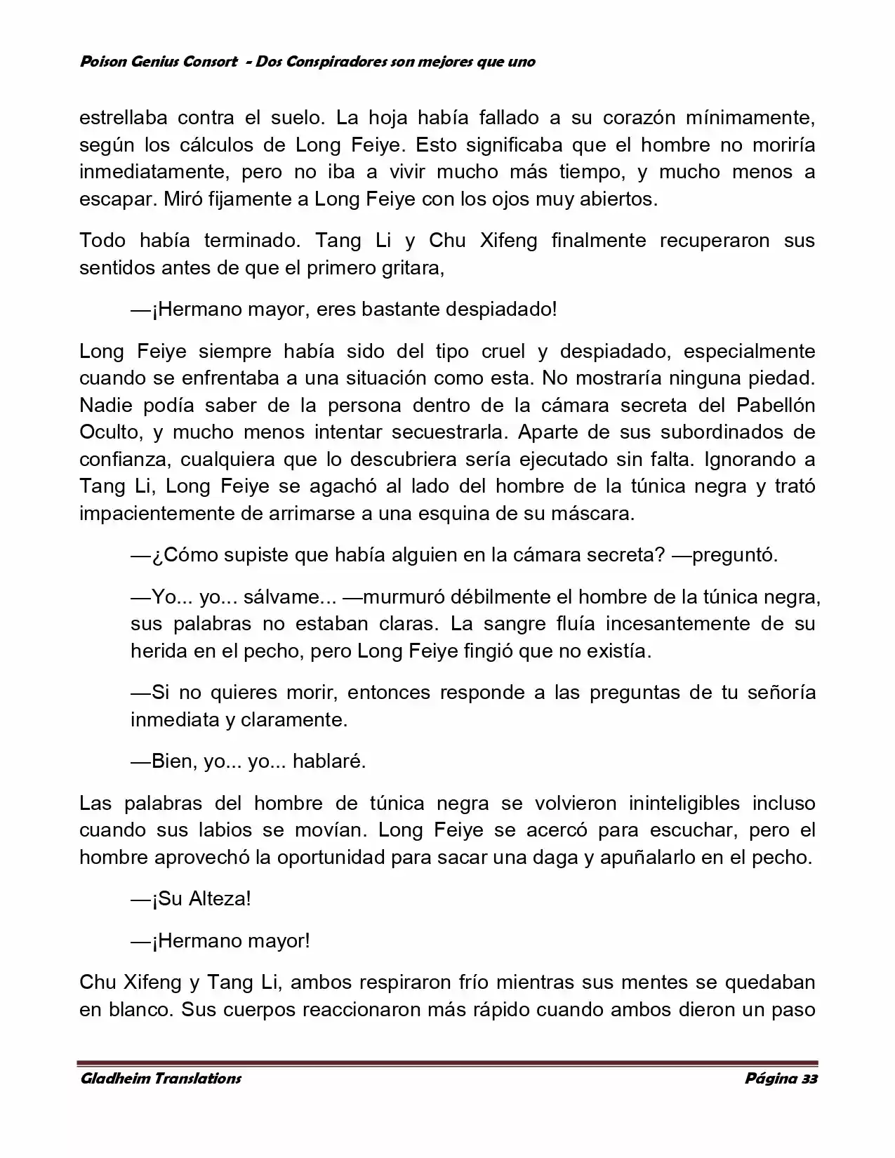 Poison Genious Consort (Novela) - Capítulo 349 - Página 32 - LectorTMOo