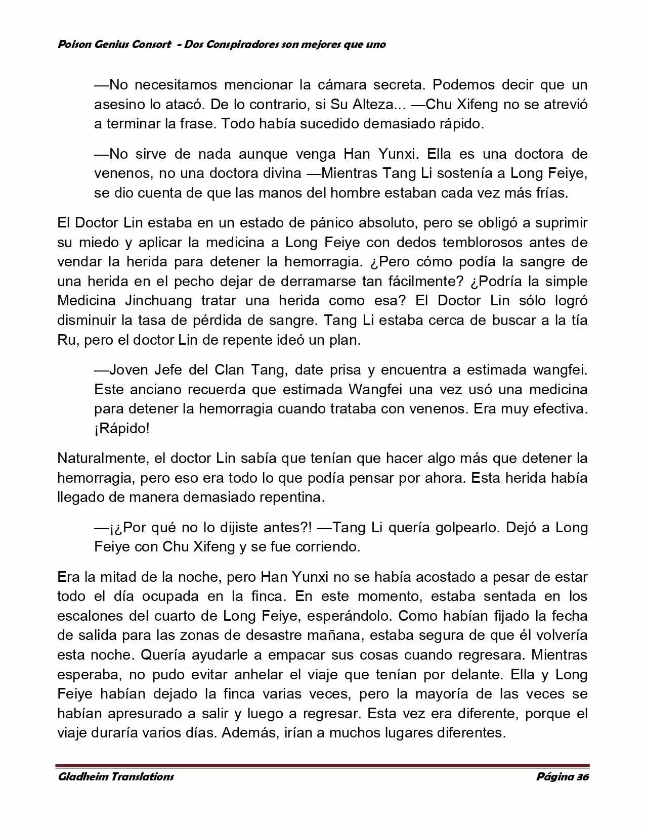 Poison Genious Consort (Novela) - Capítulo 349 - Página 35 - LectorTMOo