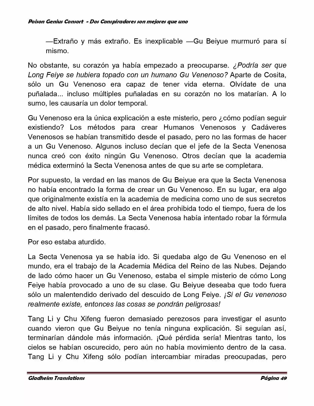 Poison Genious Consort (Novela) - Capítulo 349 - Página 47 - LectorTMOo