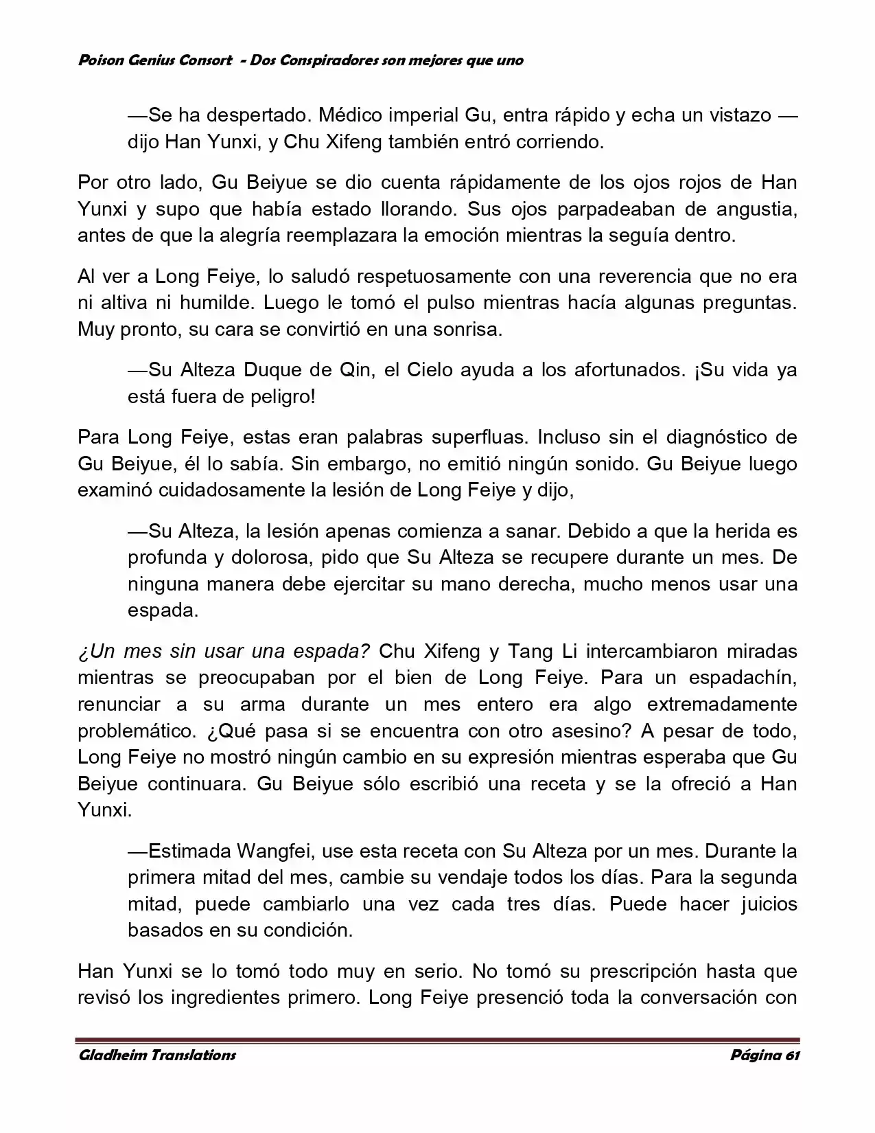 Poison Genious Consort (Novela) - Capítulo 349 - Página 59 - LectorTMOo