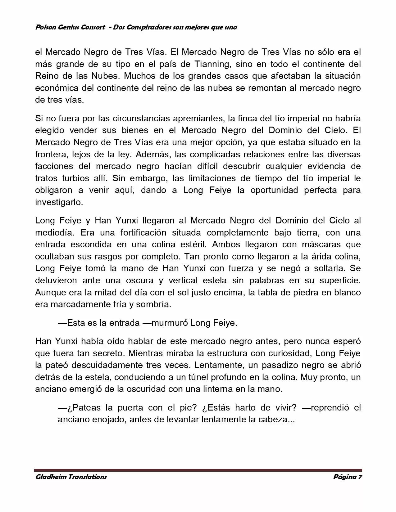 Poison Genious Consort (Novela) - Capítulo 350 - Página 7 - LectorTMOo
