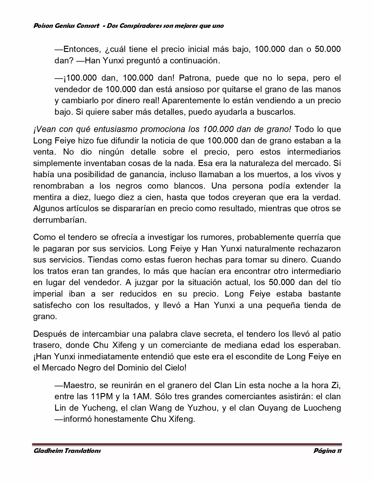 Poison Genious Consort (Novela) - Capítulo 350 - Página 11 - LectorTMOo