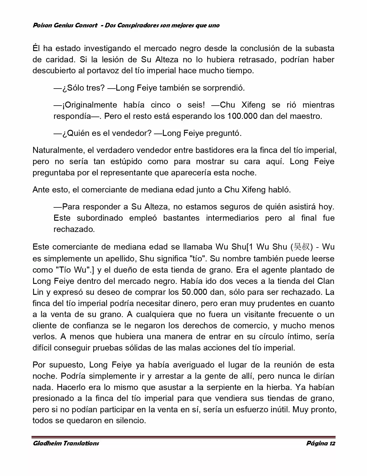 Poison Genious Consort (Novela) - Capítulo 350 - Página 12 - LectorTMOo