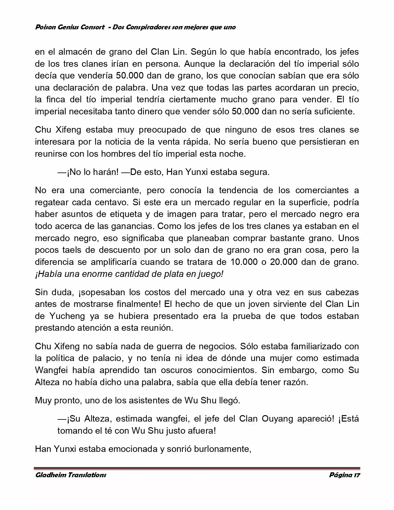 Poison Genious Consort (Novela) - Capítulo 350 - Página 17 - LectorTMOo