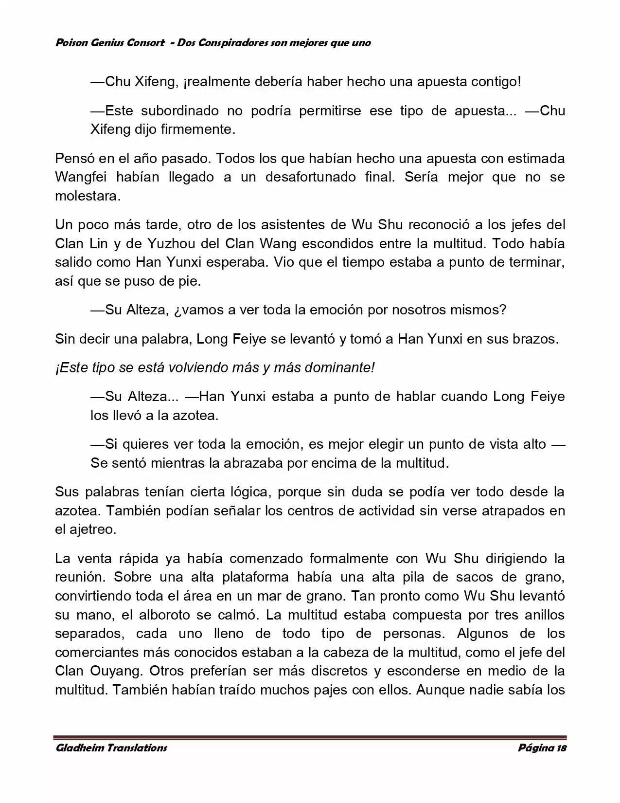 Poison Genious Consort (Novela) - Capítulo 350 - Página 18 - LectorTMOo