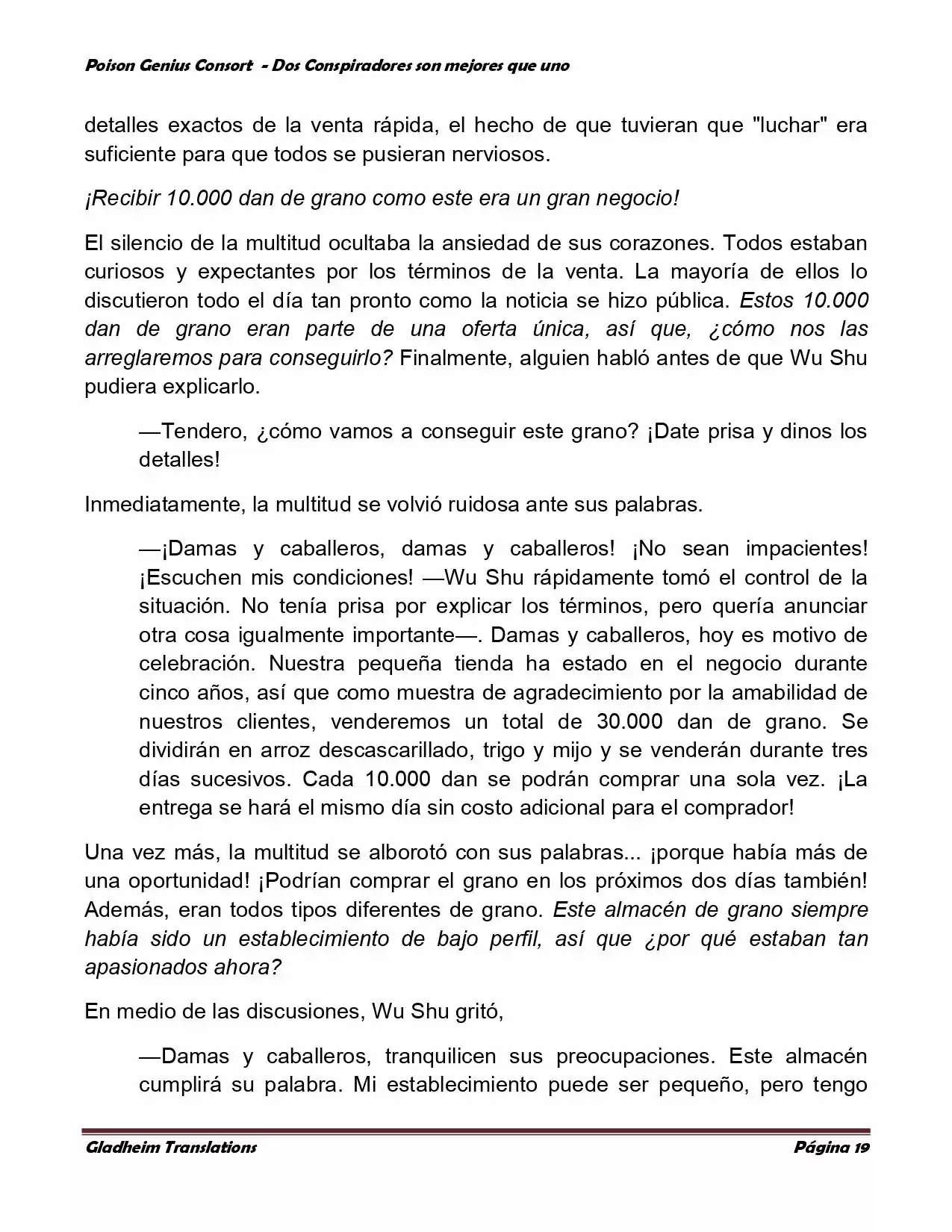 Poison Genious Consort (Novela) - Capítulo 350 - Página 19 - LectorTMOo