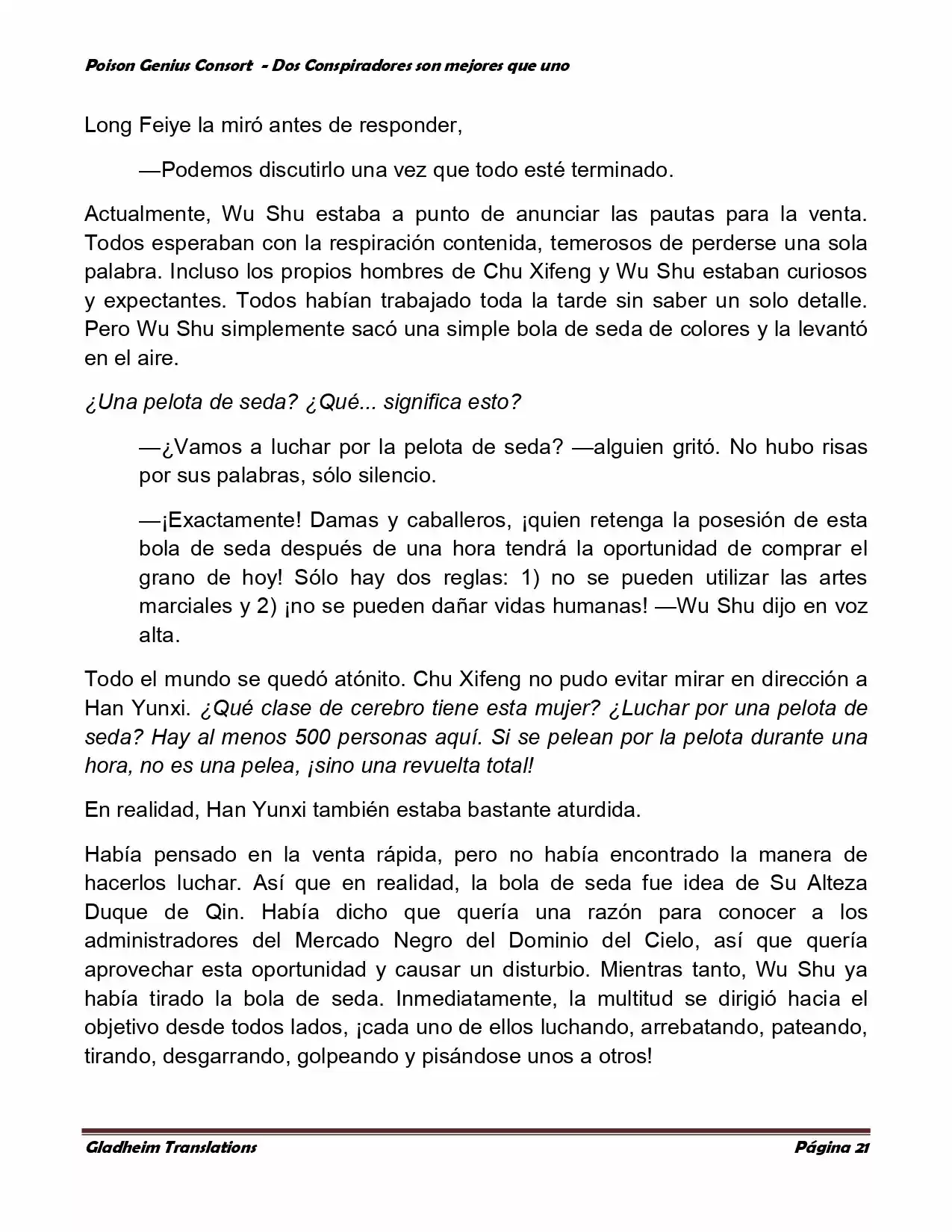 Poison Genious Consort (Novela) - Capítulo 350 - Página 21 - LectorTMOo