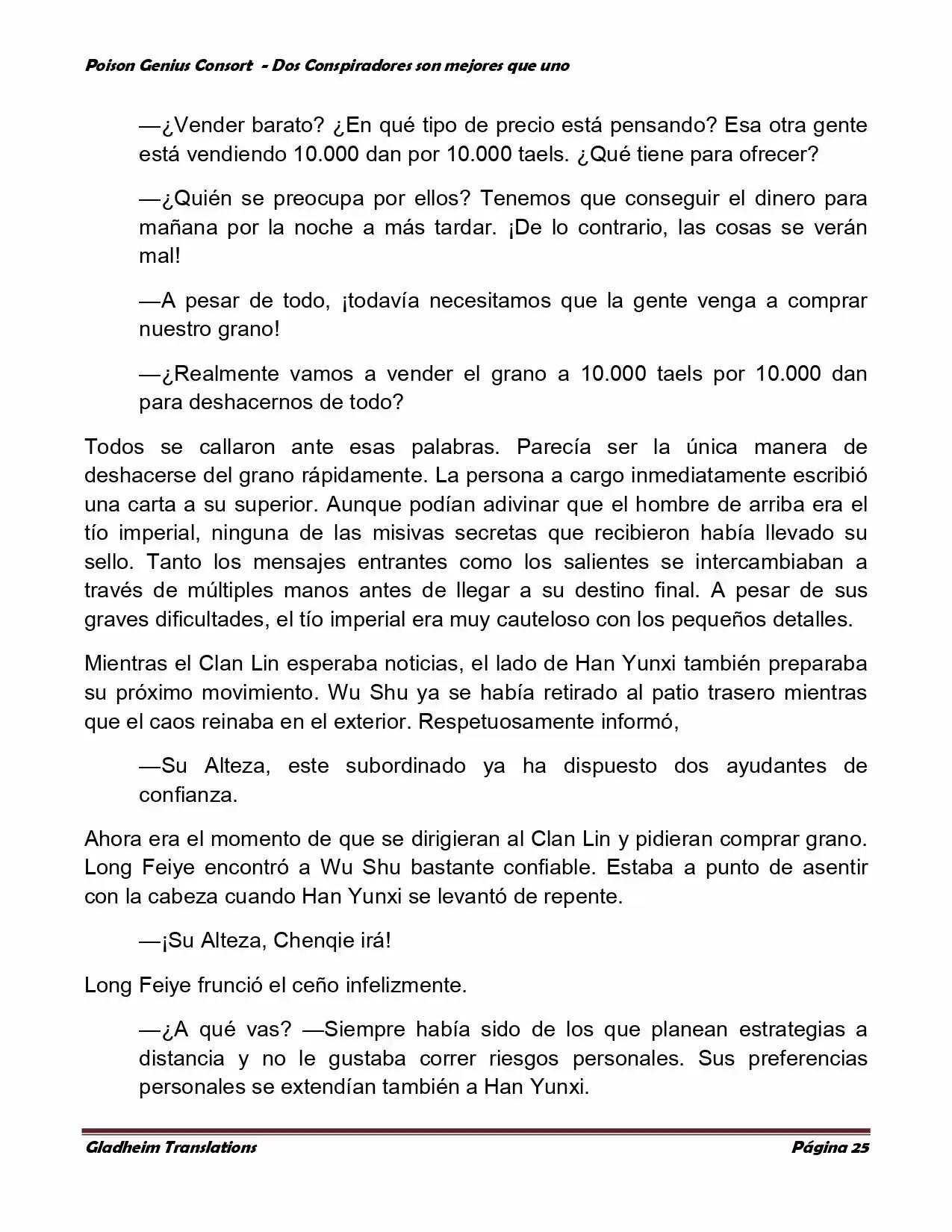 Poison Genious Consort (Novela) - Capítulo 350 - Página 25 - LectorTMOo