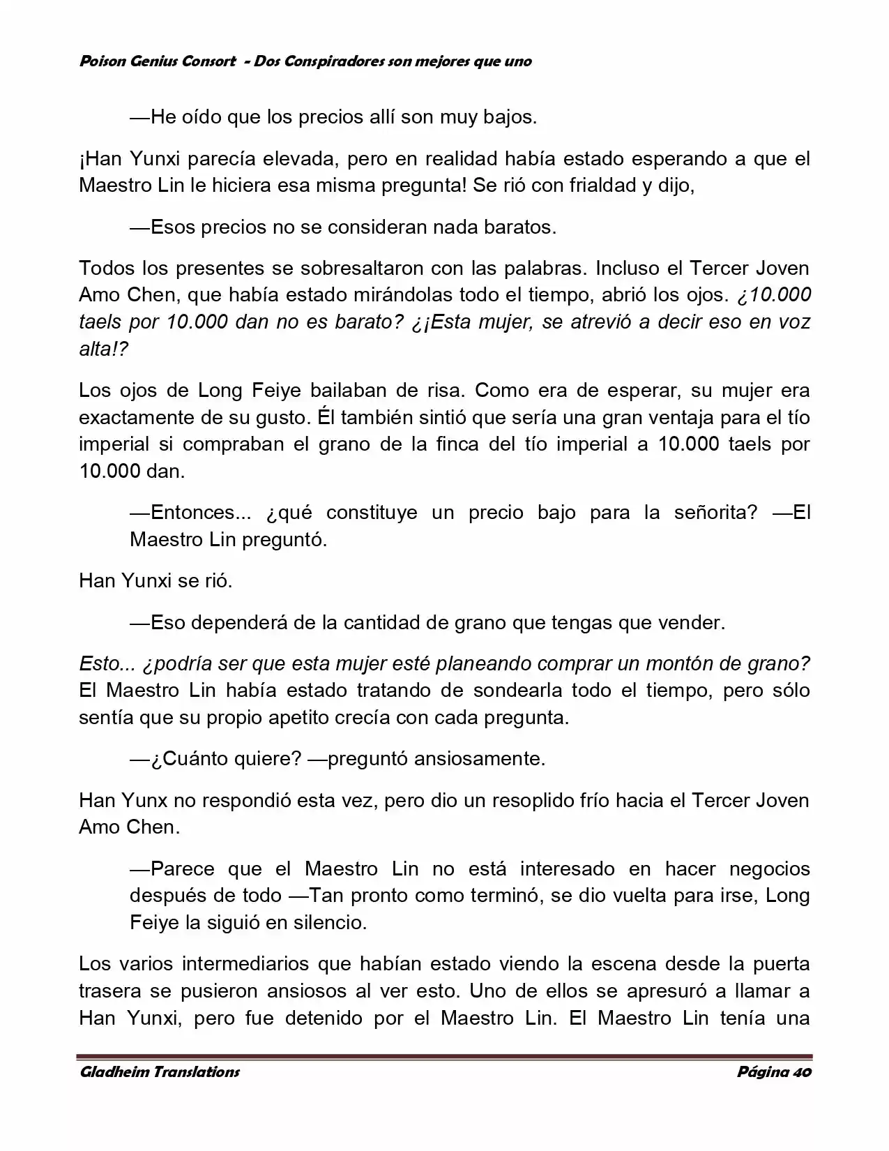 Poison Genious Consort (Novela) - Capítulo 350 - Página 39 - LectorTMOo