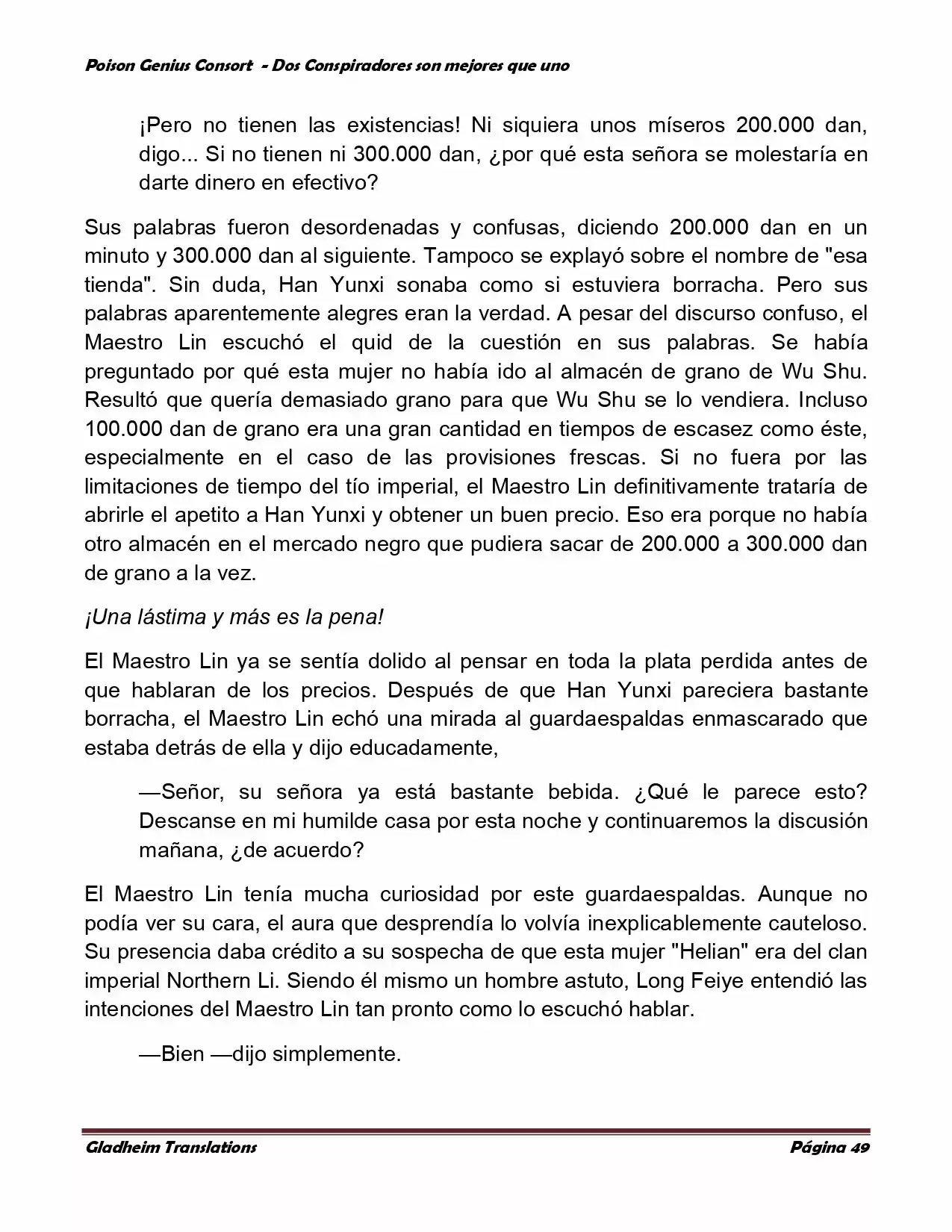 Poison Genious Consort (Novela) - Capítulo 350 - Página 48 - LectorTMOo