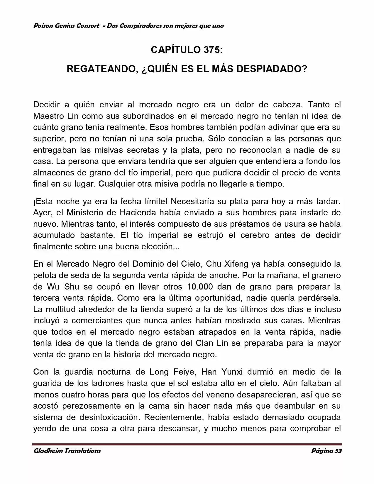 Poison Genious Consort (Novela) - Capítulo 350 - Página 52 - LectorTMOo