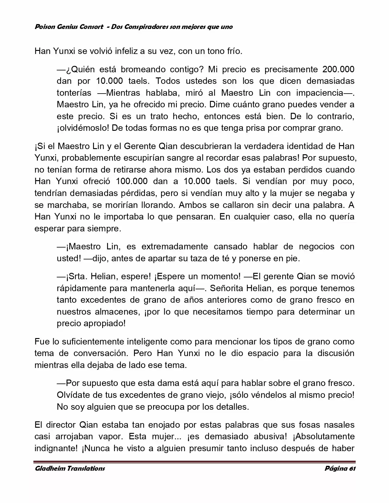 Poison Genious Consort (Novela) - Capítulo 350 - Página 60 - LectorTMOo