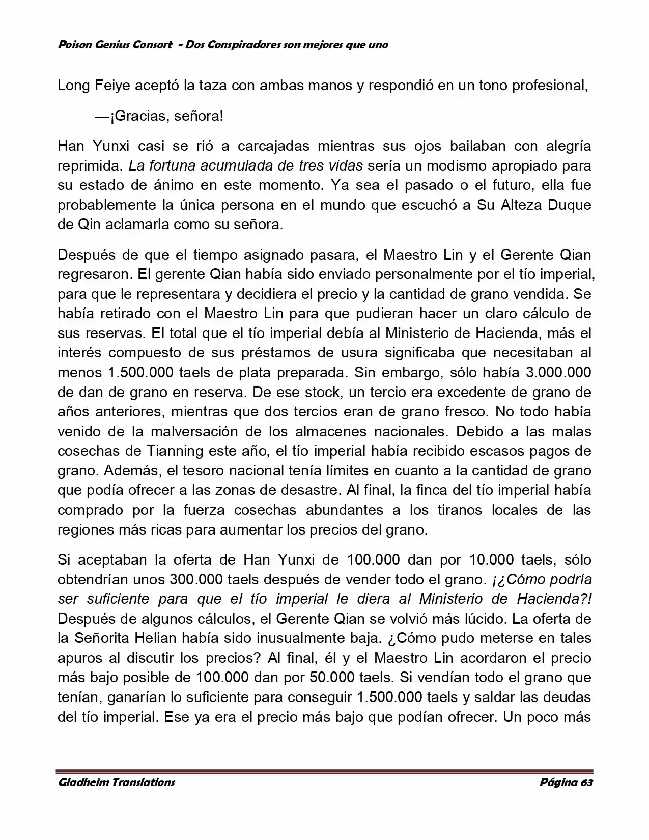 Poison Genious Consort (Novela) - Capítulo 350 - Página 62 - LectorTMOo