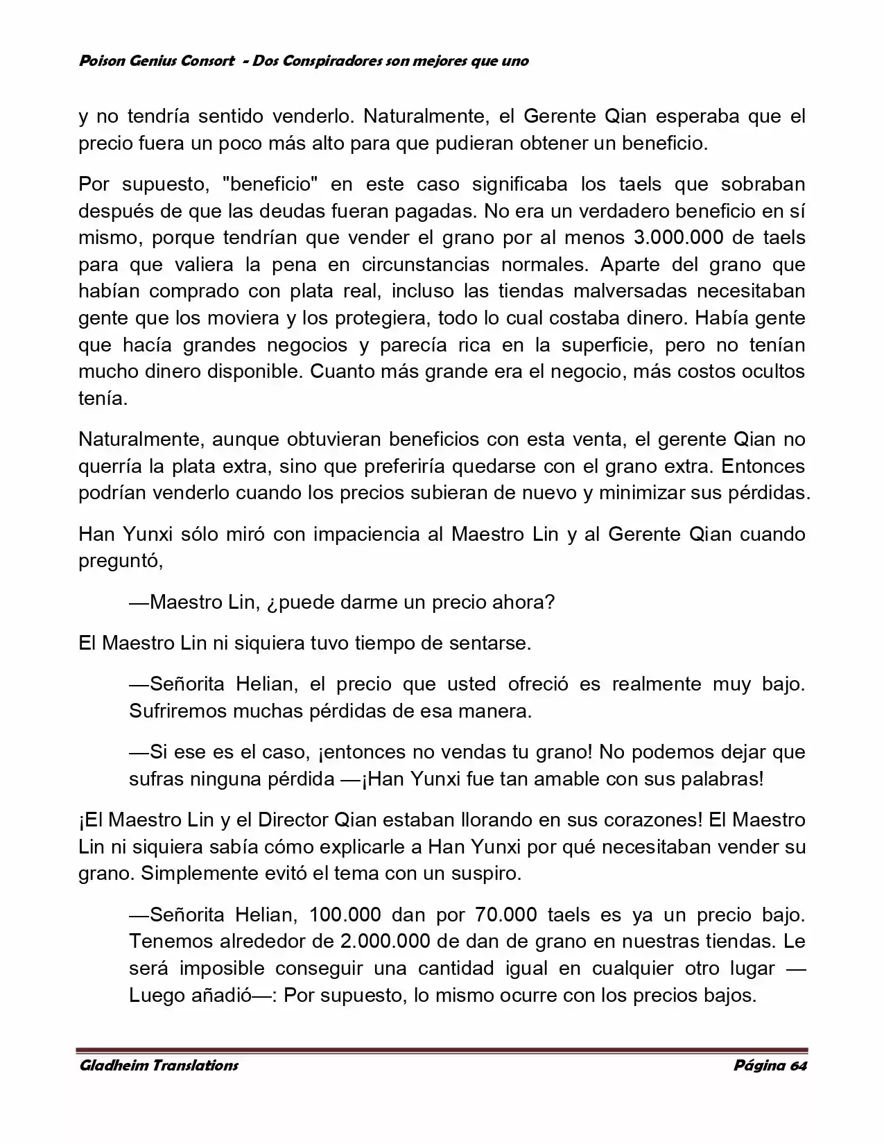 Poison Genious Consort (Novela) - Capítulo 350 - Página 63 - LectorTMOo