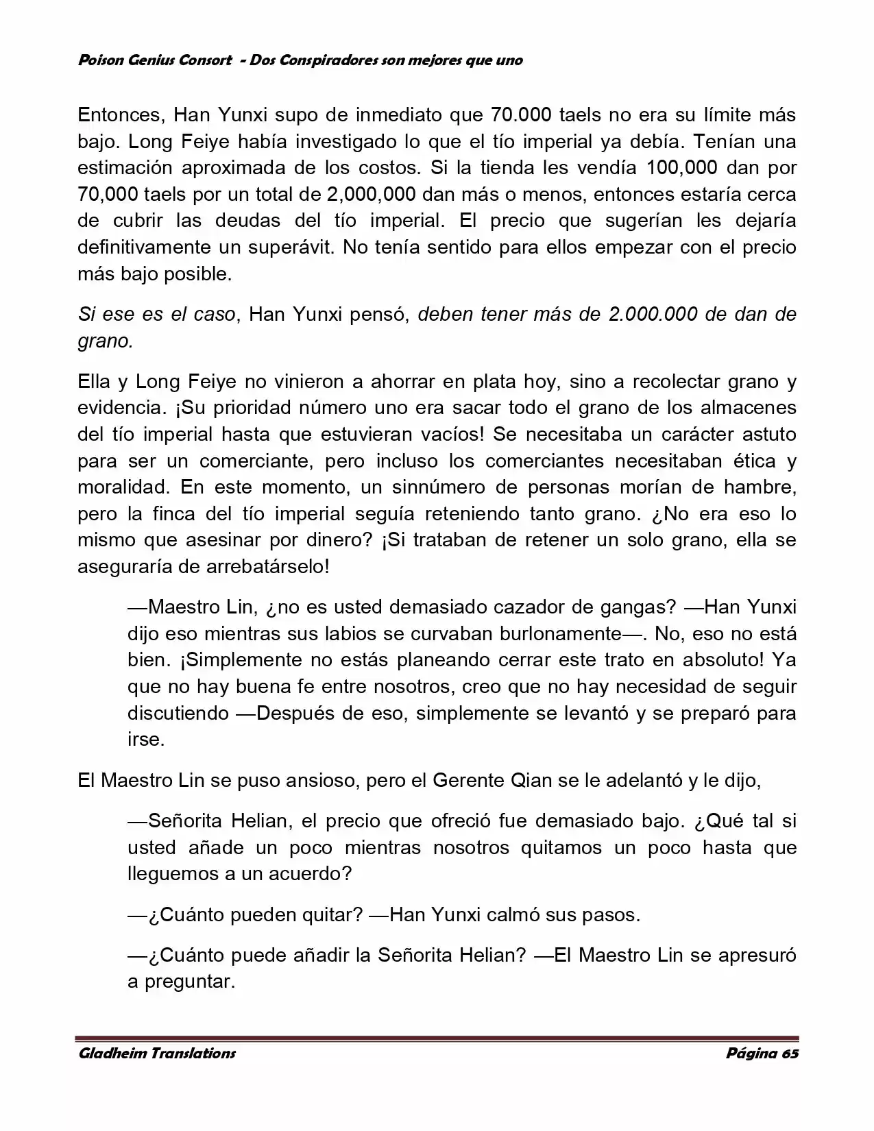 Poison Genious Consort (Novela) - Capítulo 350 - Página 64 - LectorTMOo