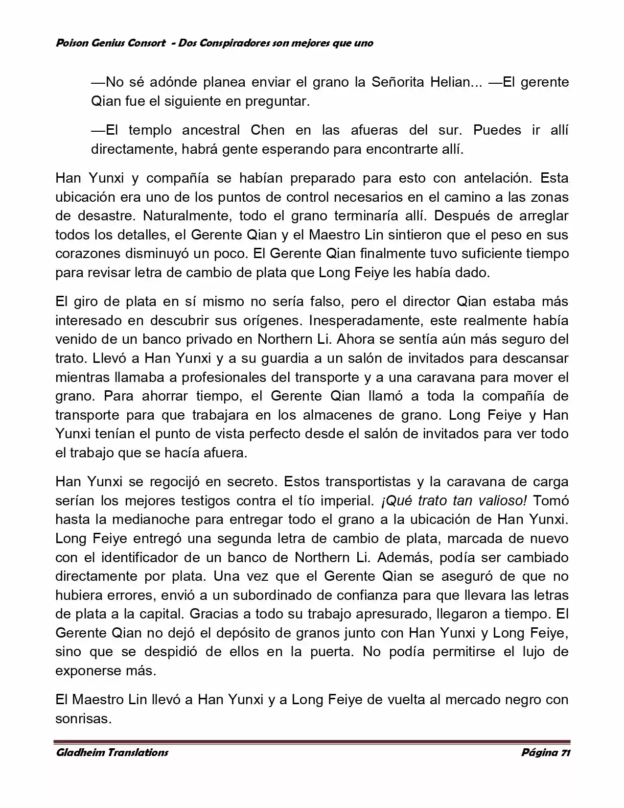 Poison Genious Consort (Novela) - Capítulo 350 - Página 69 - LectorTMOo
