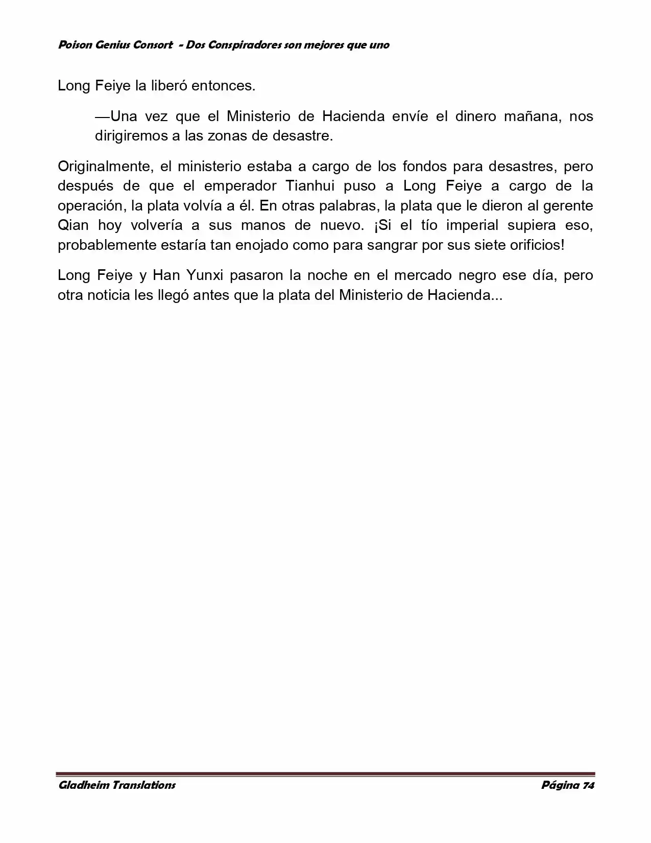 Poison Genious Consort (Novela) - Capítulo 350 - Página 72 - LectorTMOo