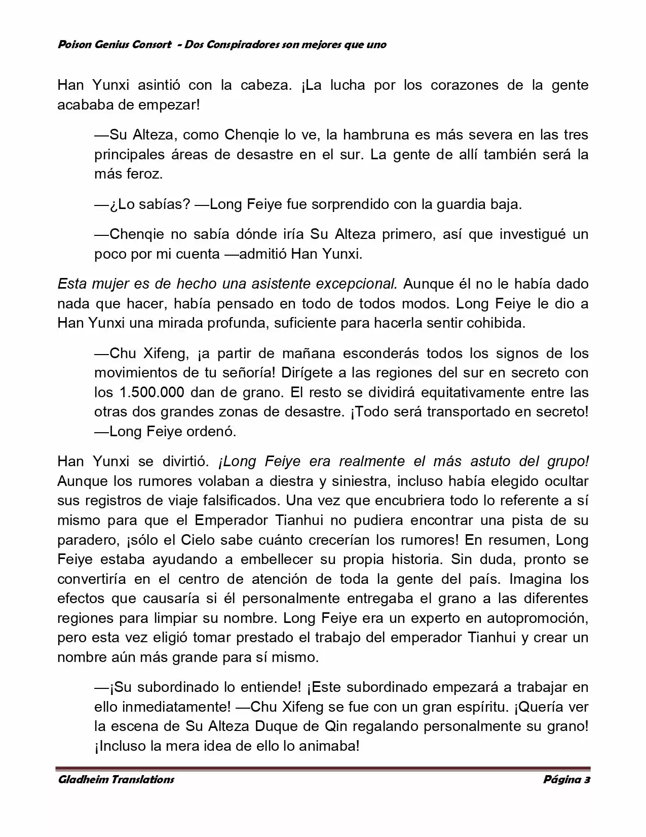 Poison Genious Consort (Novela) - Capítulo 351 - Página 3 - LectorTMOo