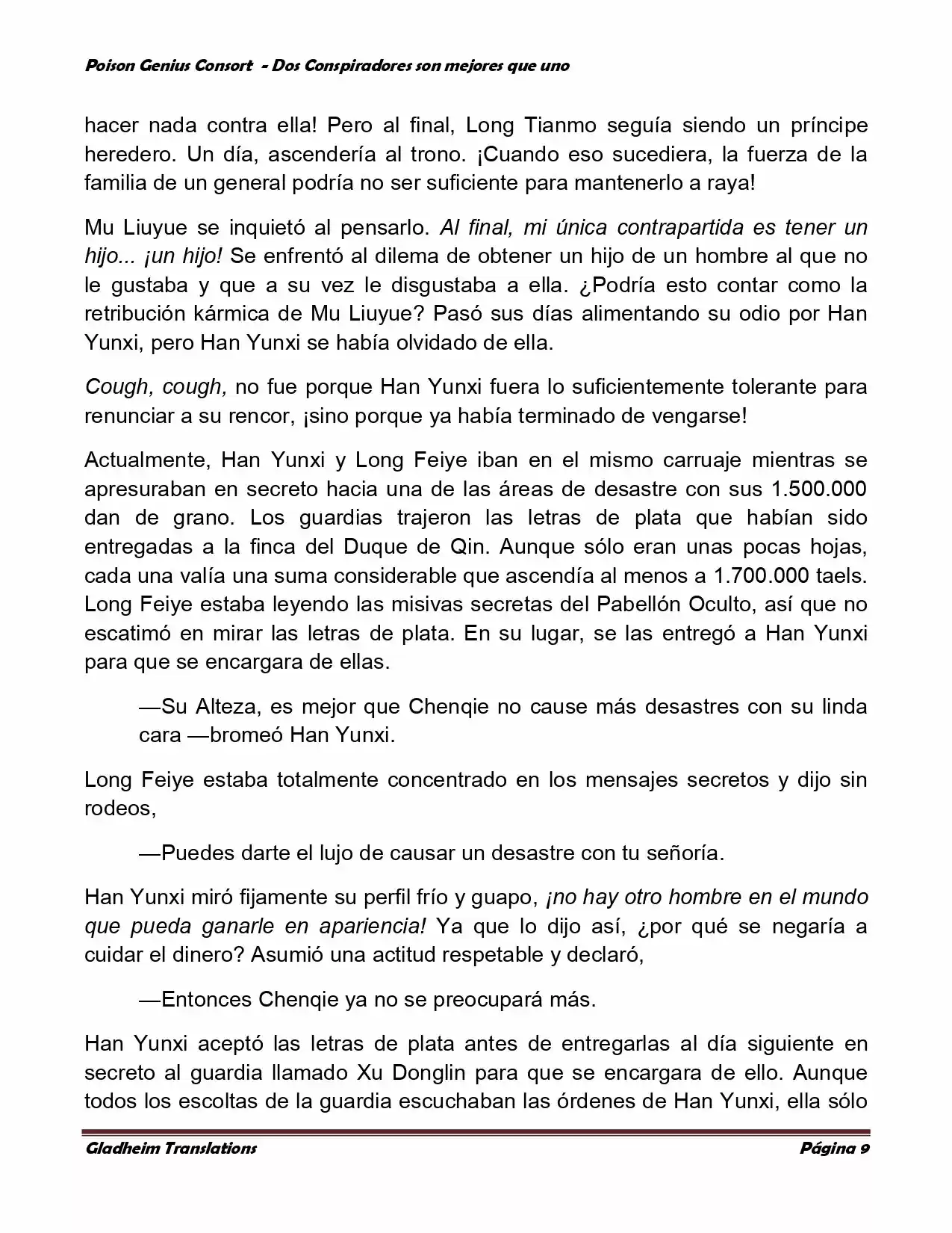 Poison Genious Consort (Novela) - Capítulo 351 - Página 9 - LectorTMOo