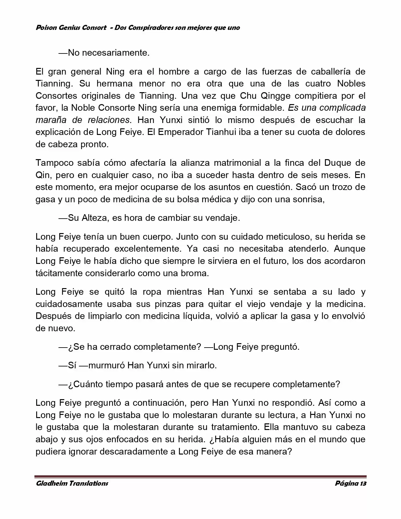 Poison Genious Consort (Novela) - Capítulo 351 - Página 12 - LectorTMOo