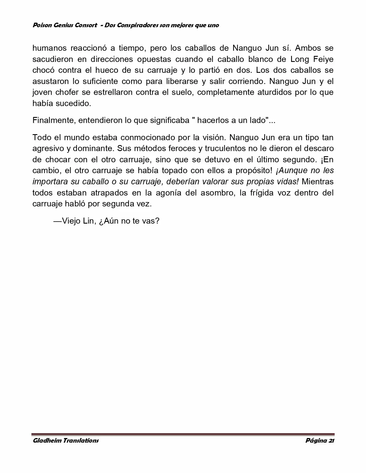 Poison Genious Consort (Novela) - Capítulo 351 - Página 20 - LectorTMOo