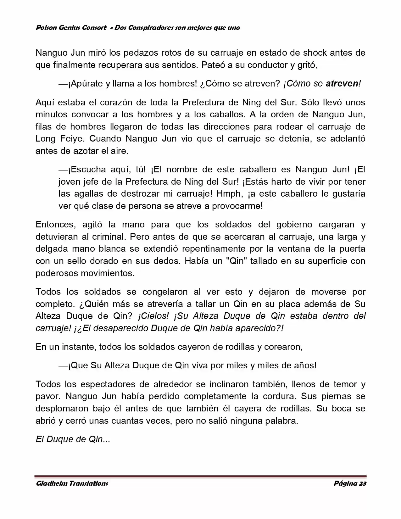 Poison Genious Consort (Novela) - Capítulo 351 - Página 22 - LectorTMOo