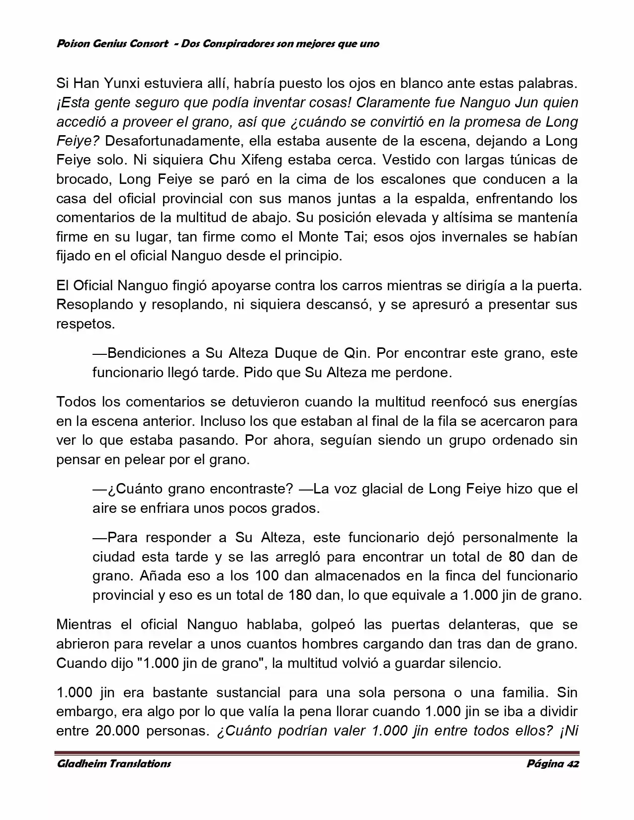 Poison Genious Consort (Novela) - Capítulo 351 - Página 40 - LectorTMOo