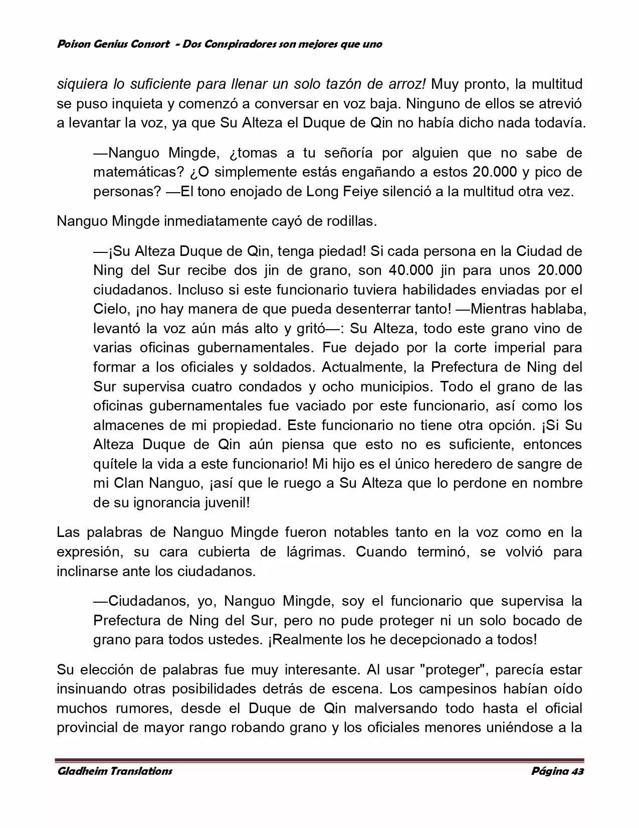 Poison Genious Consort (Novela) - Capítulo 351 - Página 41 - LectorTMOo