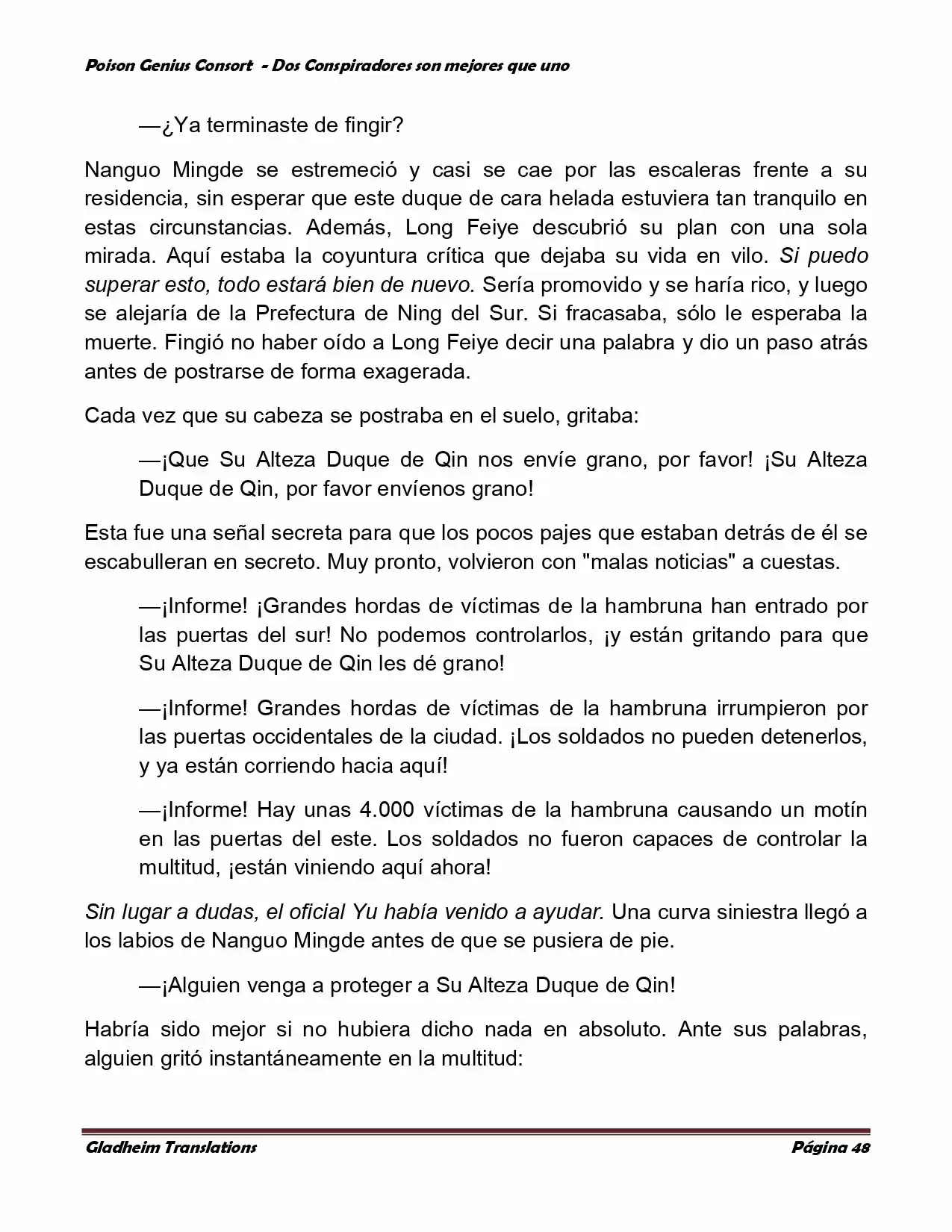 Poison Genious Consort (Novela) - Capítulo 351 - Página 46 - LectorTMOo