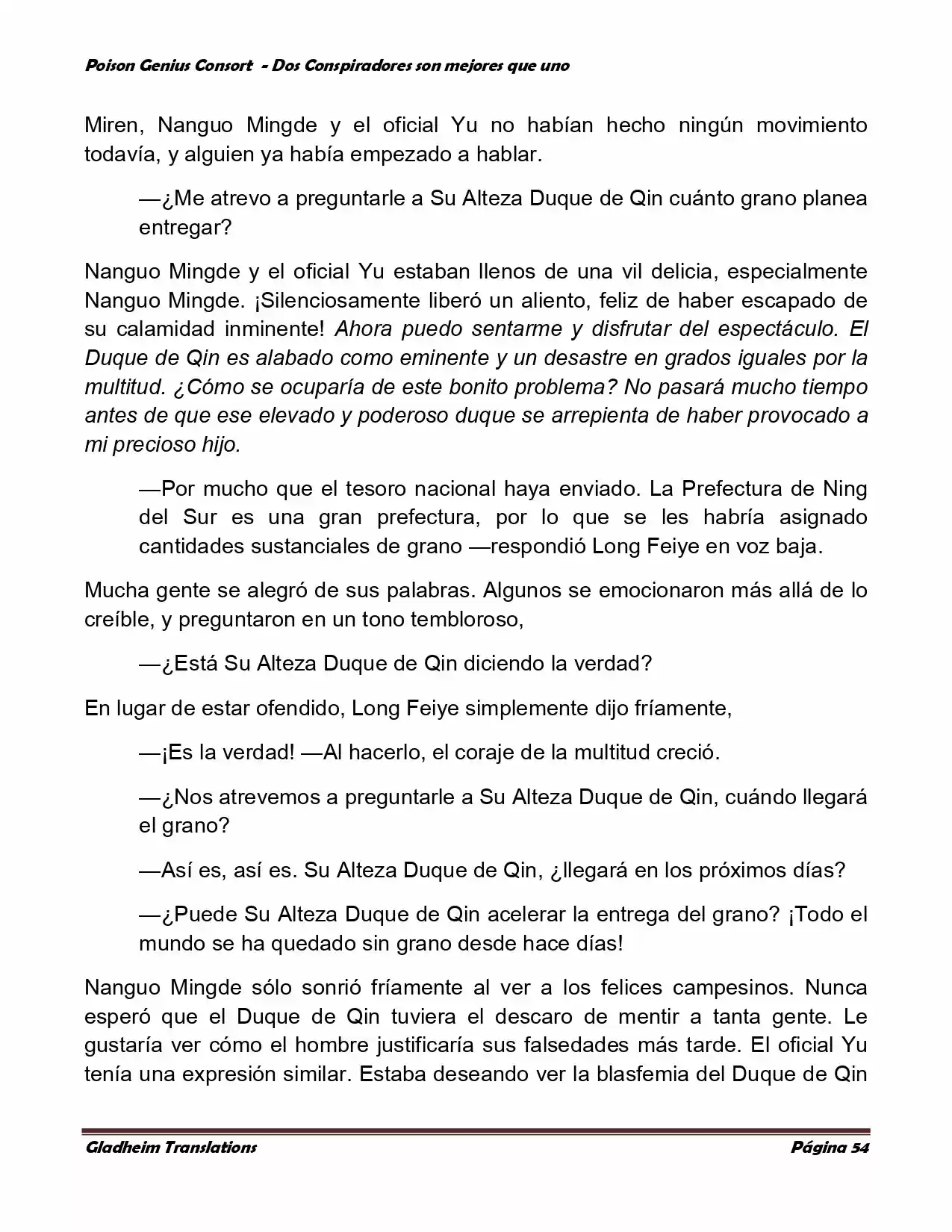 Poison Genious Consort (Novela) - Capítulo 351 - Página 51 - LectorTMOo