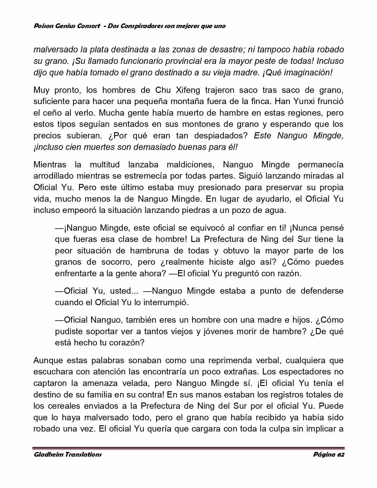 Poison Genious Consort (Novela) - Capítulo 351 - Página 59 - LectorTMOo