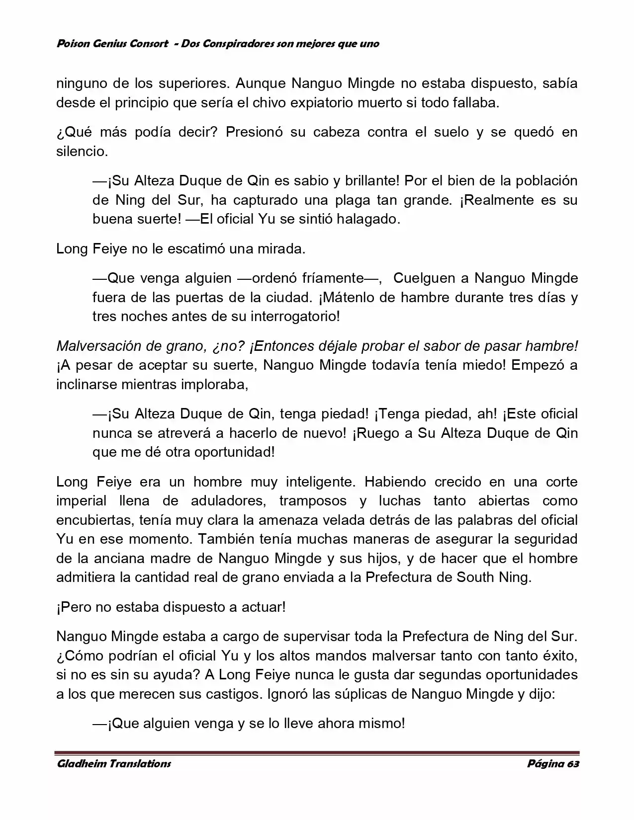 Poison Genious Consort (Novela) - Capítulo 351 - Página 60 - LectorTMOo