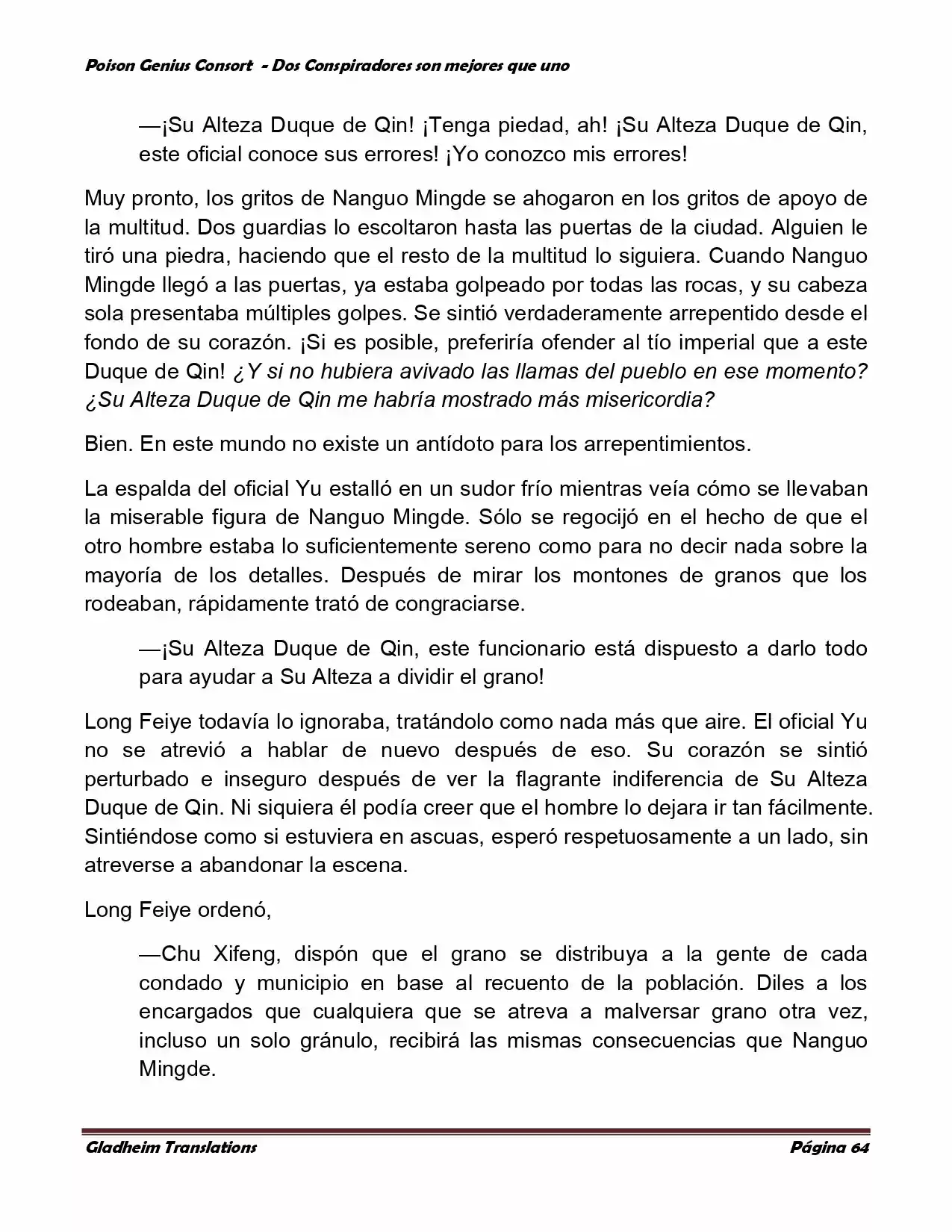 Poison Genious Consort (Novela) - Capítulo 351 - Página 61 - LectorTMOo